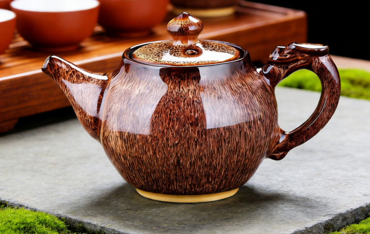 Housewarming Tea Ware Gift, Elegant Original Handmade Jianzhan