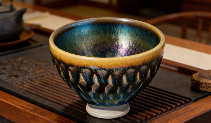 Student Jianzhan Kung Fu Tea Cup Durable Easy Maintain Handmade Oriental Cup