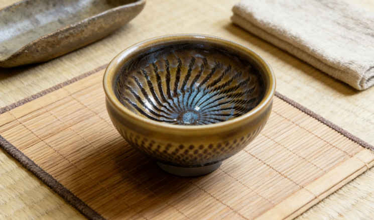 Colorful Partridge Spot Jianzhan Master Cup Rare Handmade Collectible Tea Artware