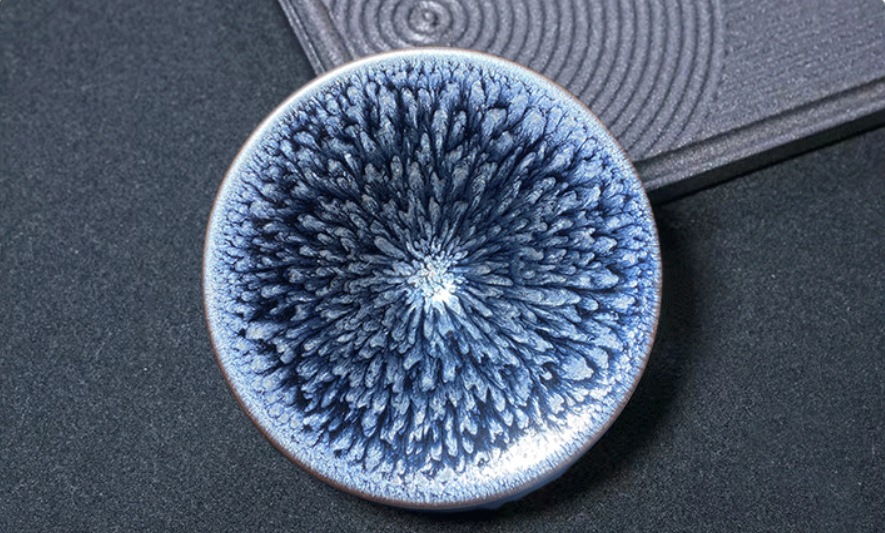 Starry Sky Oil Drop Jianzhan, Stunning Beauty for Tea Room