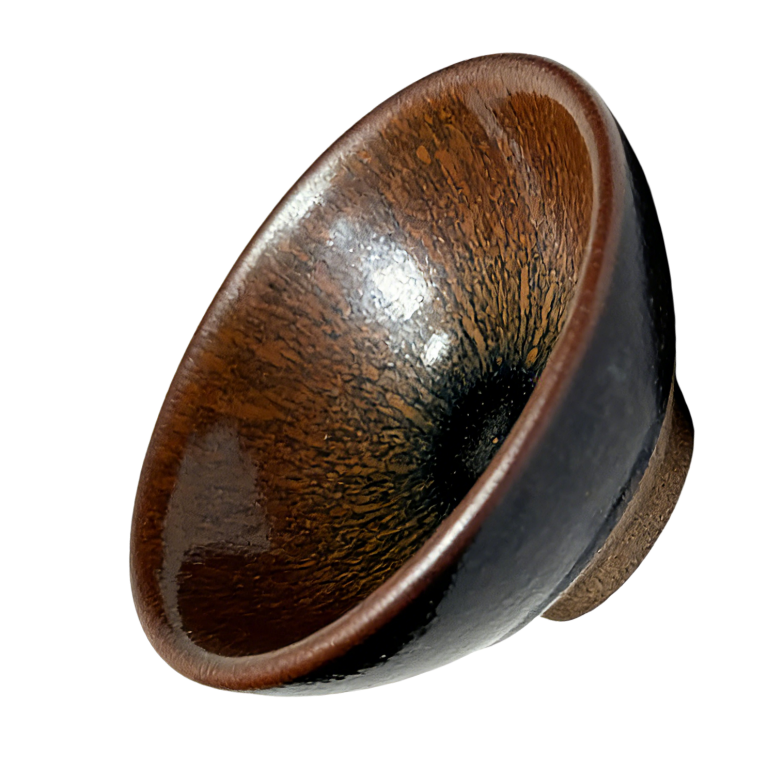 8 Dragon Kiln Wood-Fired Iron Body Jian Ware Tea Cup