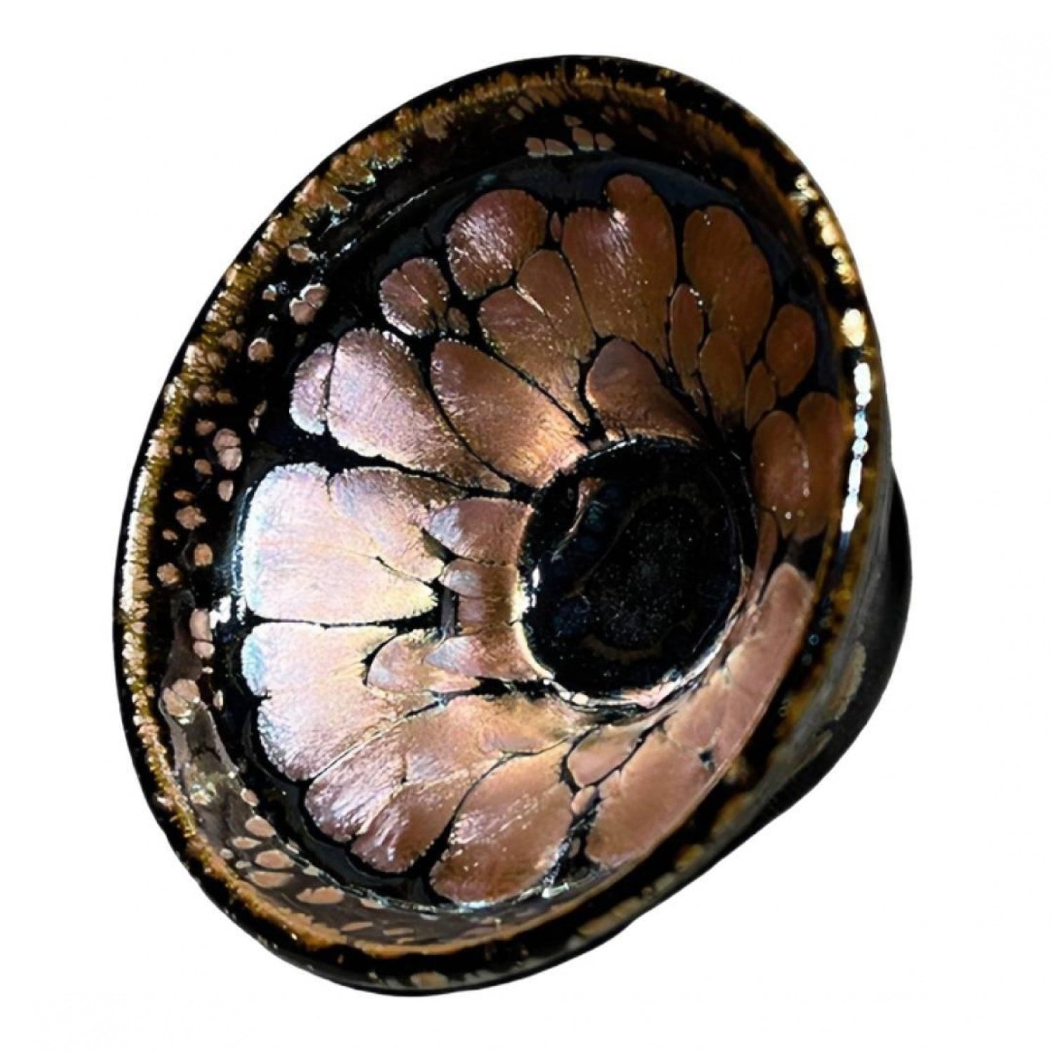Golden Rose Tenmoku Iron Body Master Tea Cup