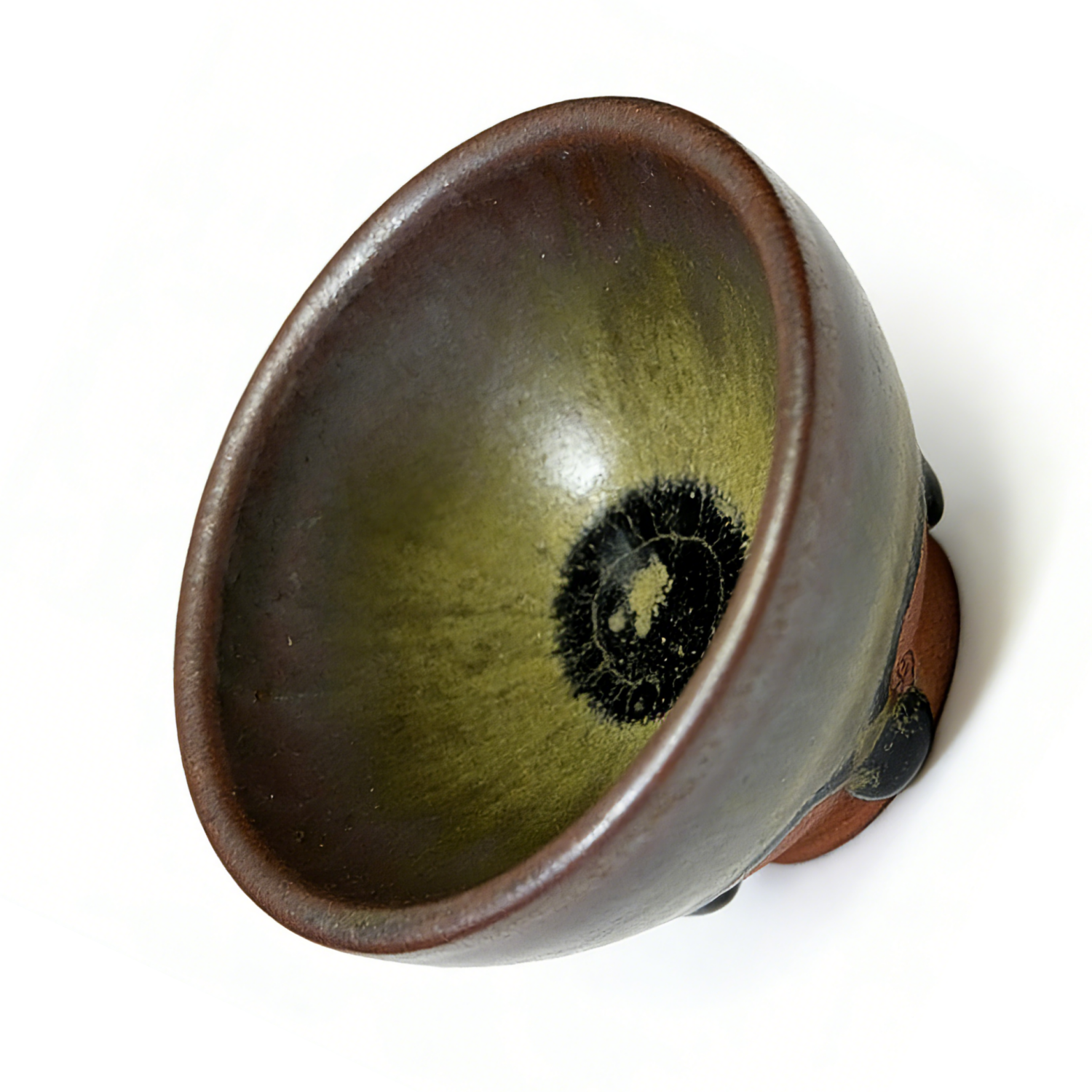 Premium Wood-Fired Iron Body Ceramic Tea Cup