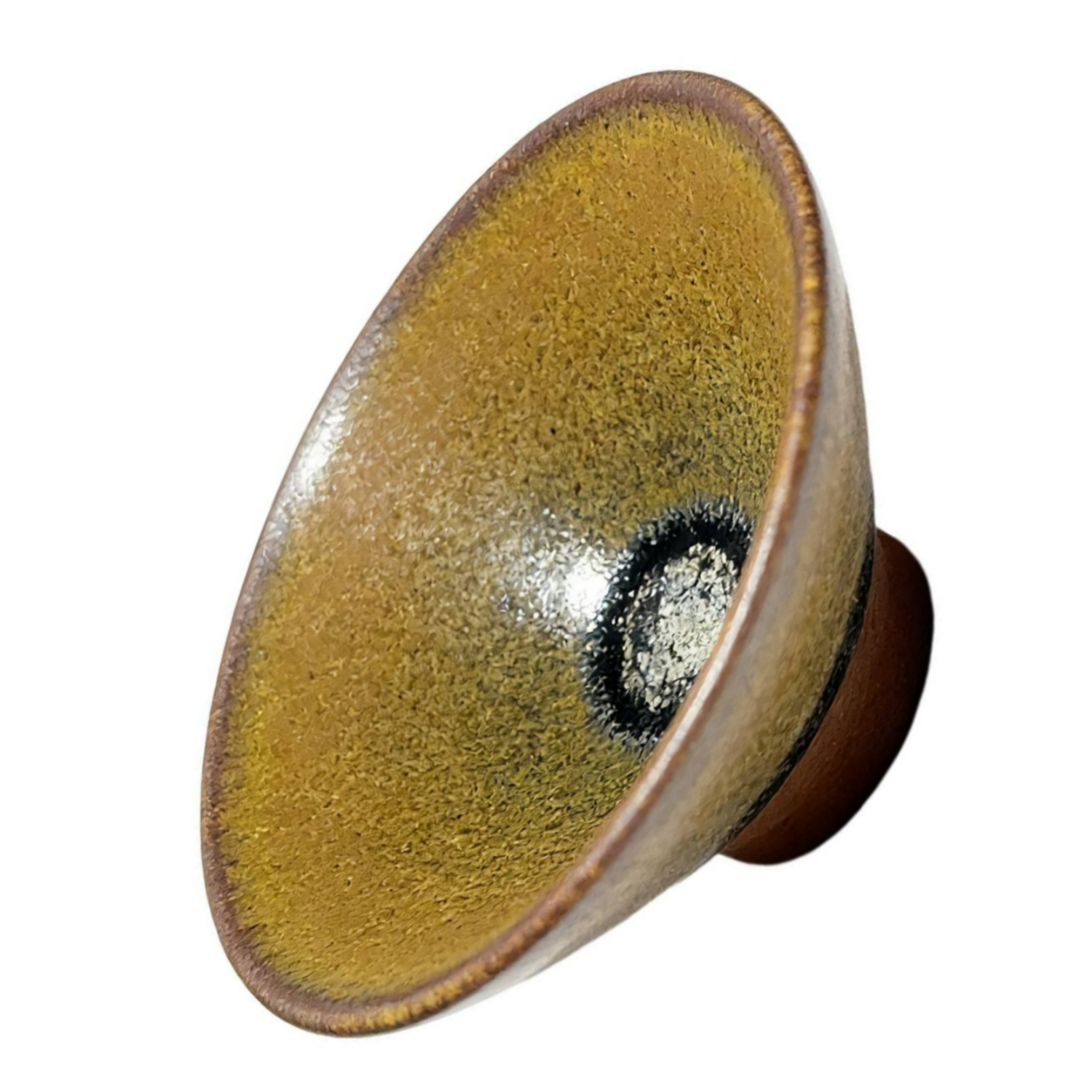 Tea Dust Green Wood-Fired Iron Body Tea Cup