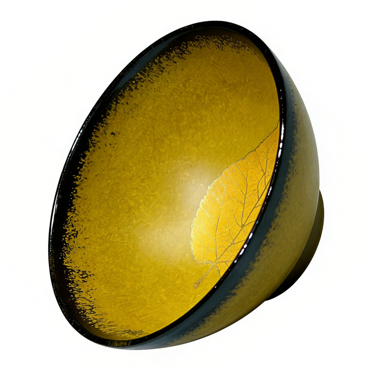 Gold Dust Tea Dust Leaf Tenmoku Master Cup