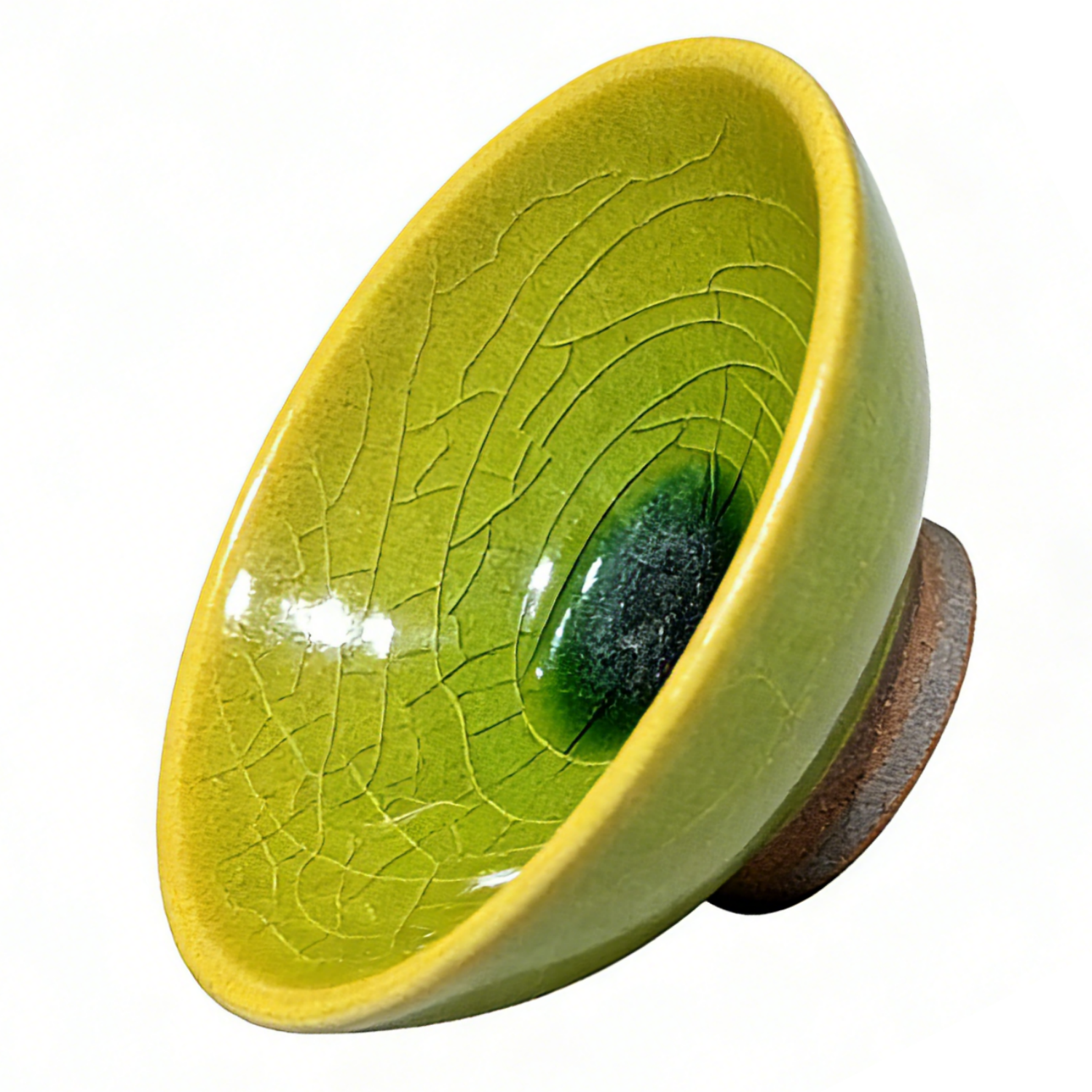 Handmade Tea Dust Ice Crackle Jian Ware Master Cup