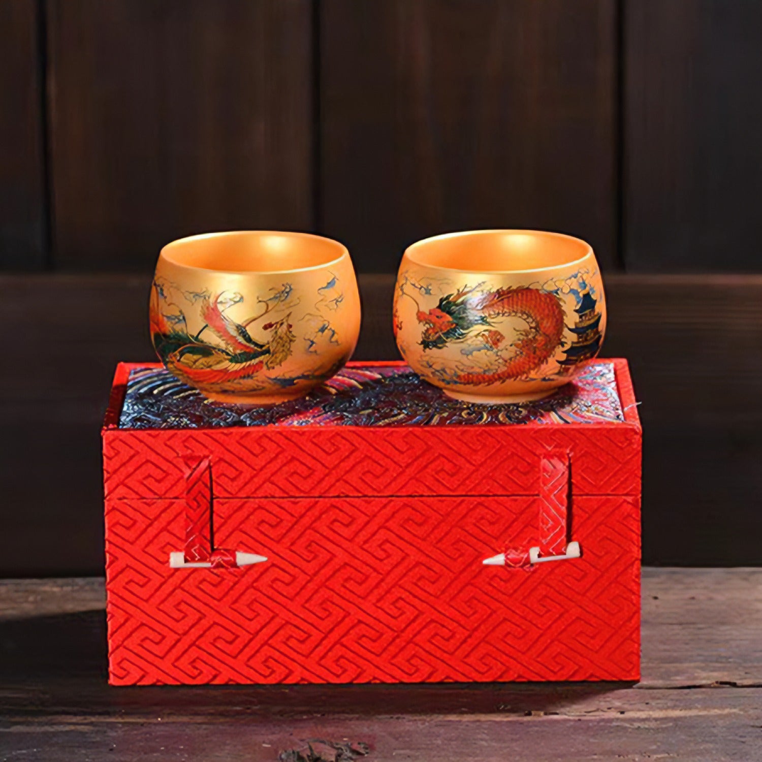 Gilded Dragon  Premium Ceramic Tea Cup