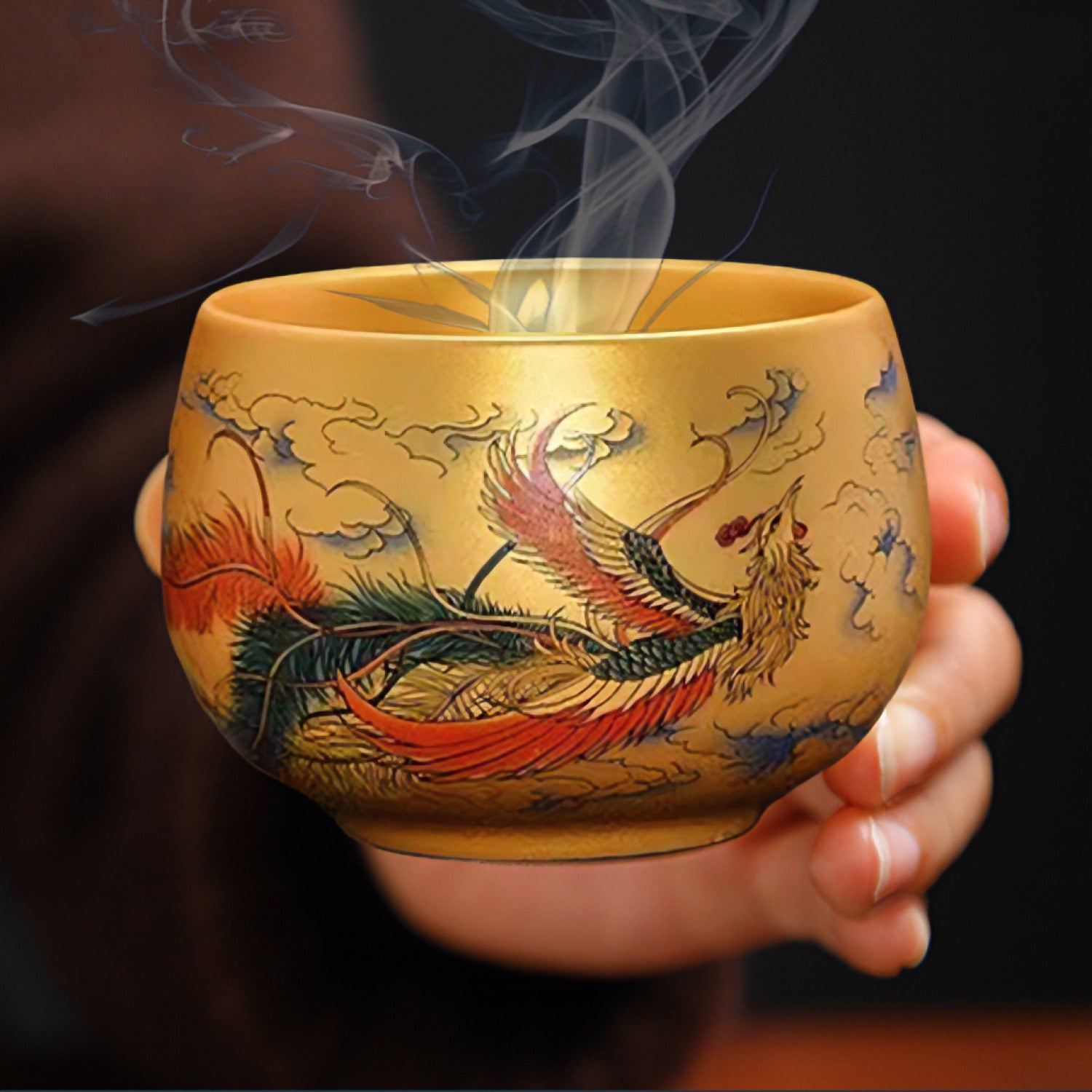 Gilded Dragon  Premium Ceramic Tea Cup