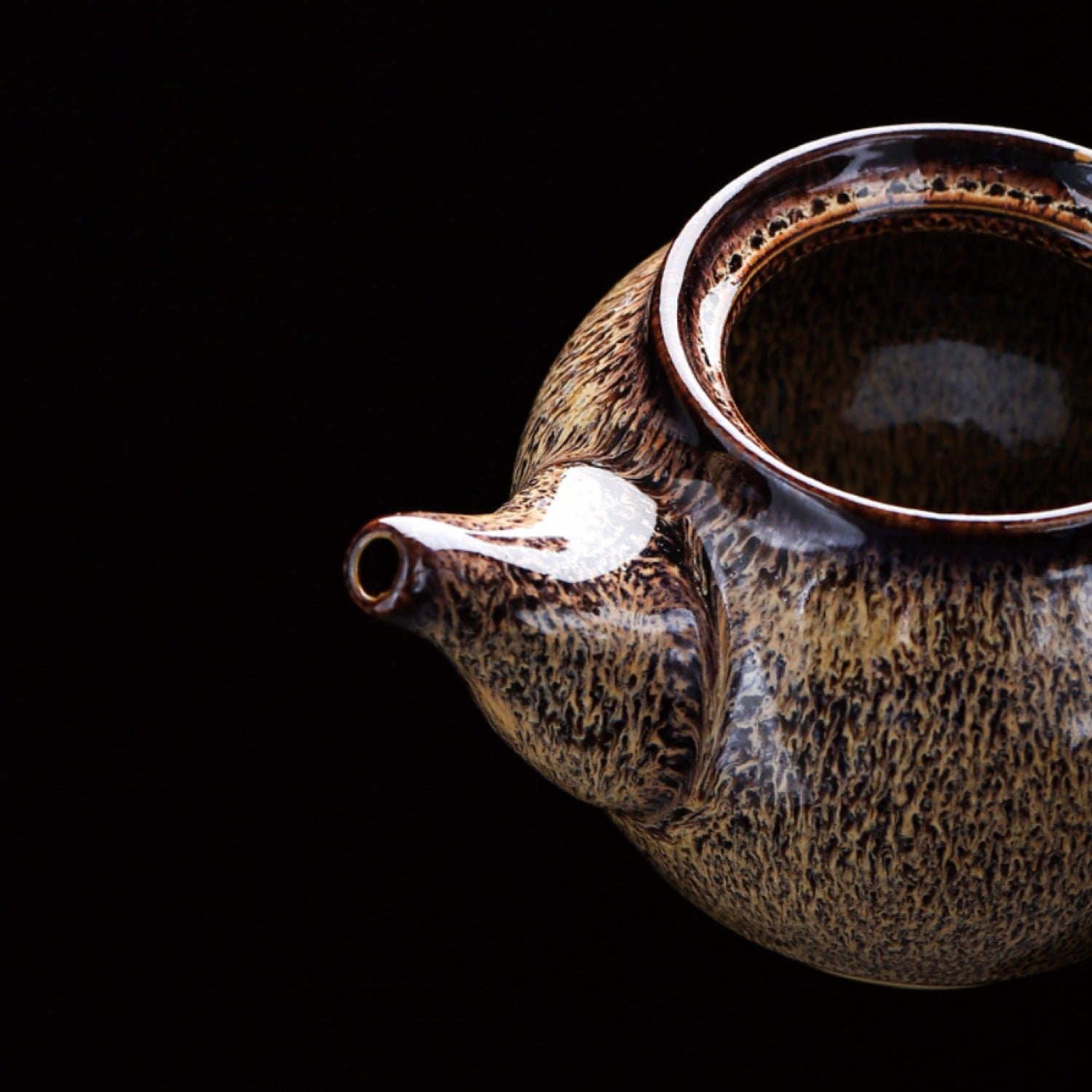 Eggplant Purple Beauty Kiln Change Ceramic Teapot