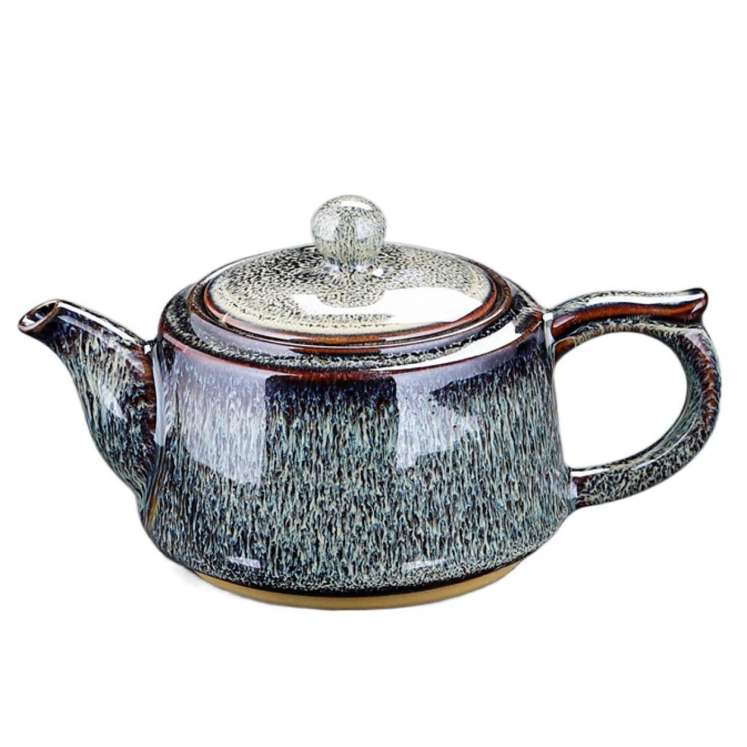 Coral Gray Kiln Change Ceramic Teapot