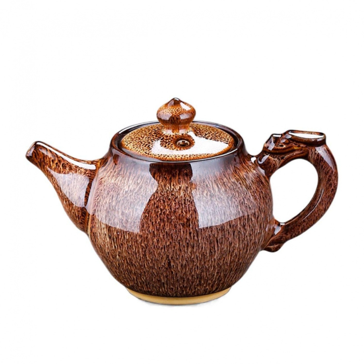 Golden Beauty Kiln Change Ceramic Teapot