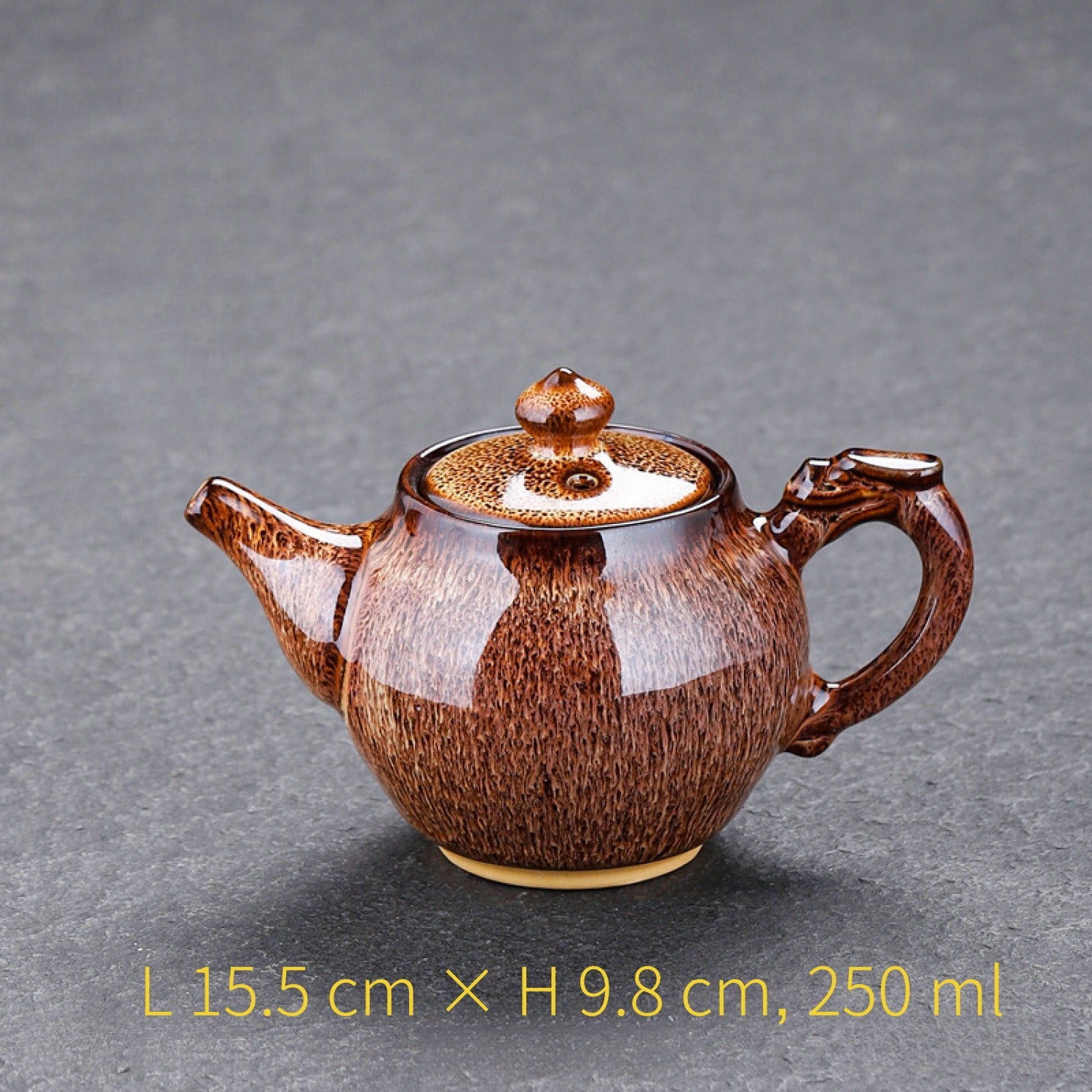 Golden Beauty Kiln Change Ceramic Teapot