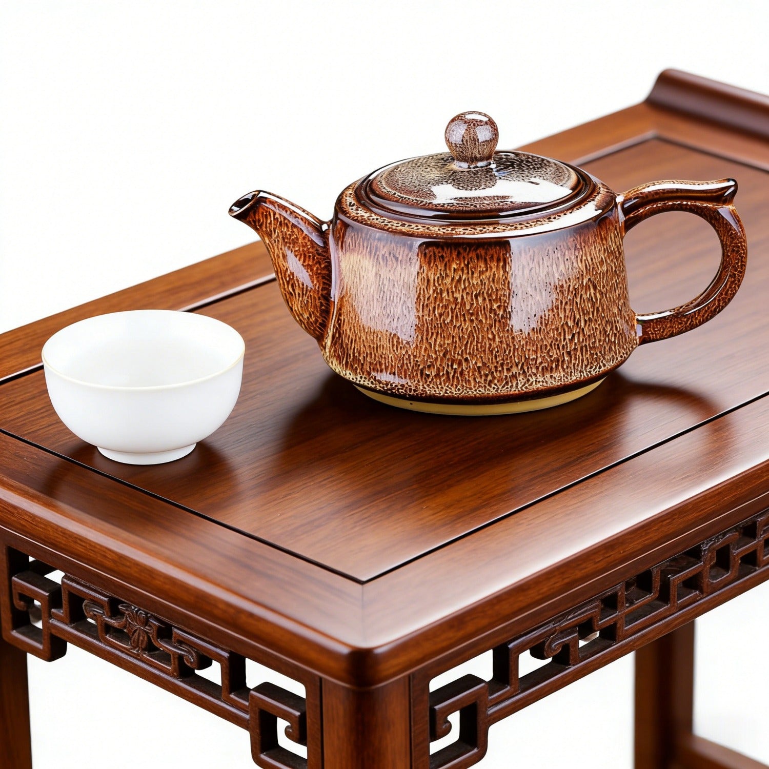 Kiln Change Ceramic Teapot Home Brewing Tea Pot