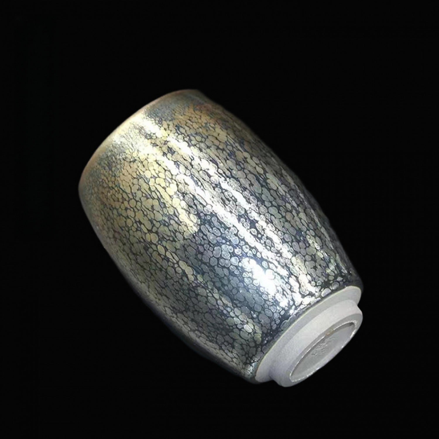 Silver Oil Drop Tenmoku Beer Cup 280ml