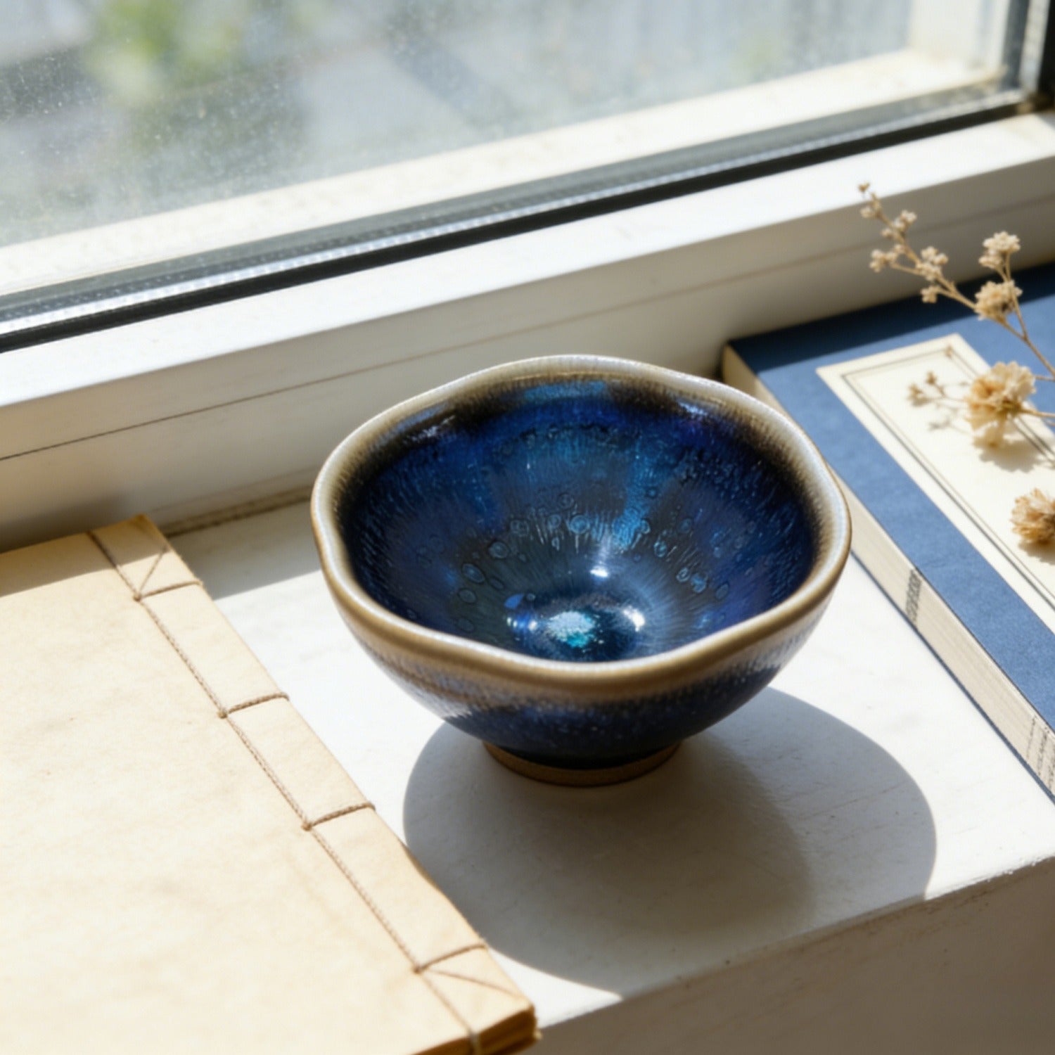 Handmade Sunflower Jian Ware Wood Fired Master Cup