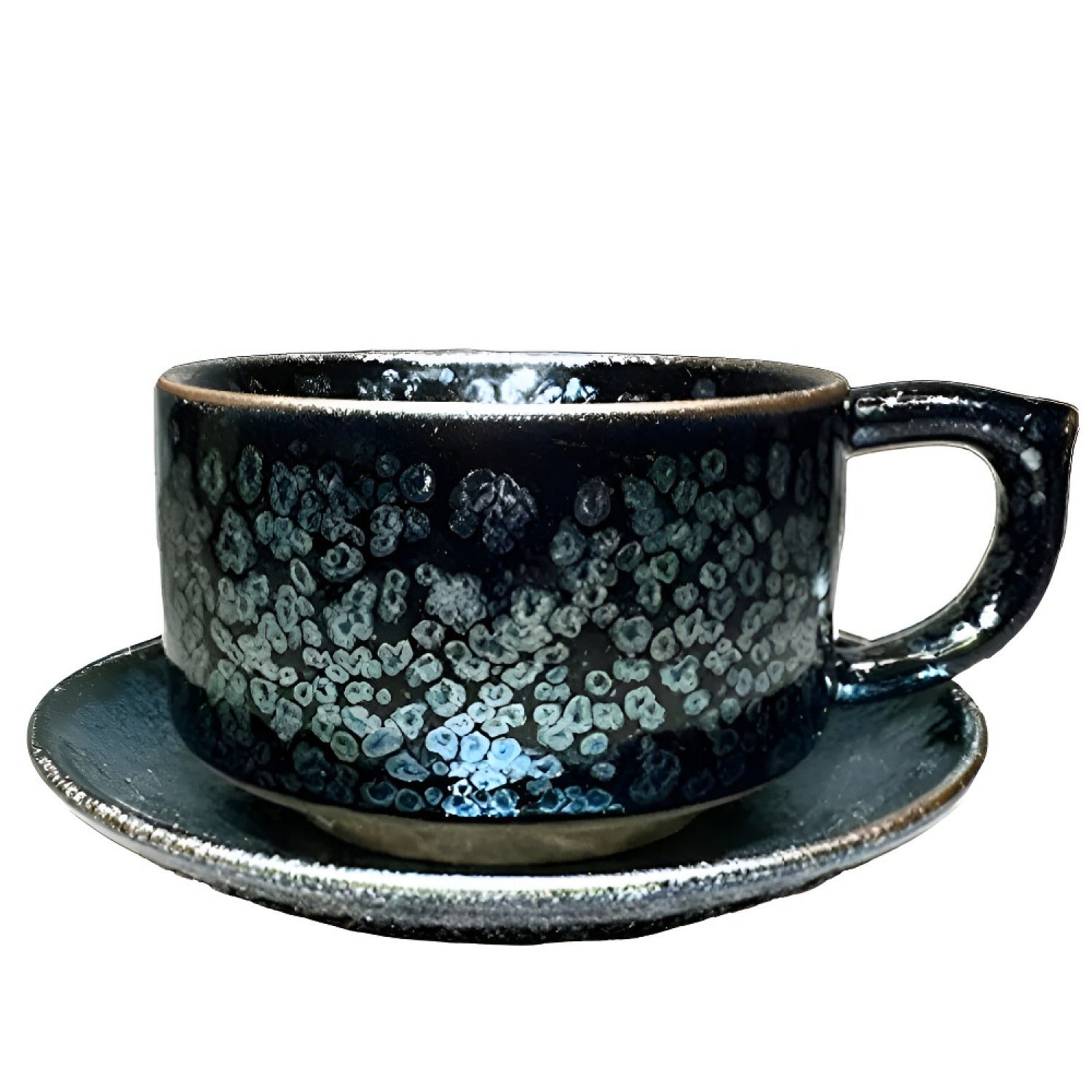 Heavenly Eye Oil Spot Jian Zhan Tenmoku Coffee Cup Handmade Ceramic