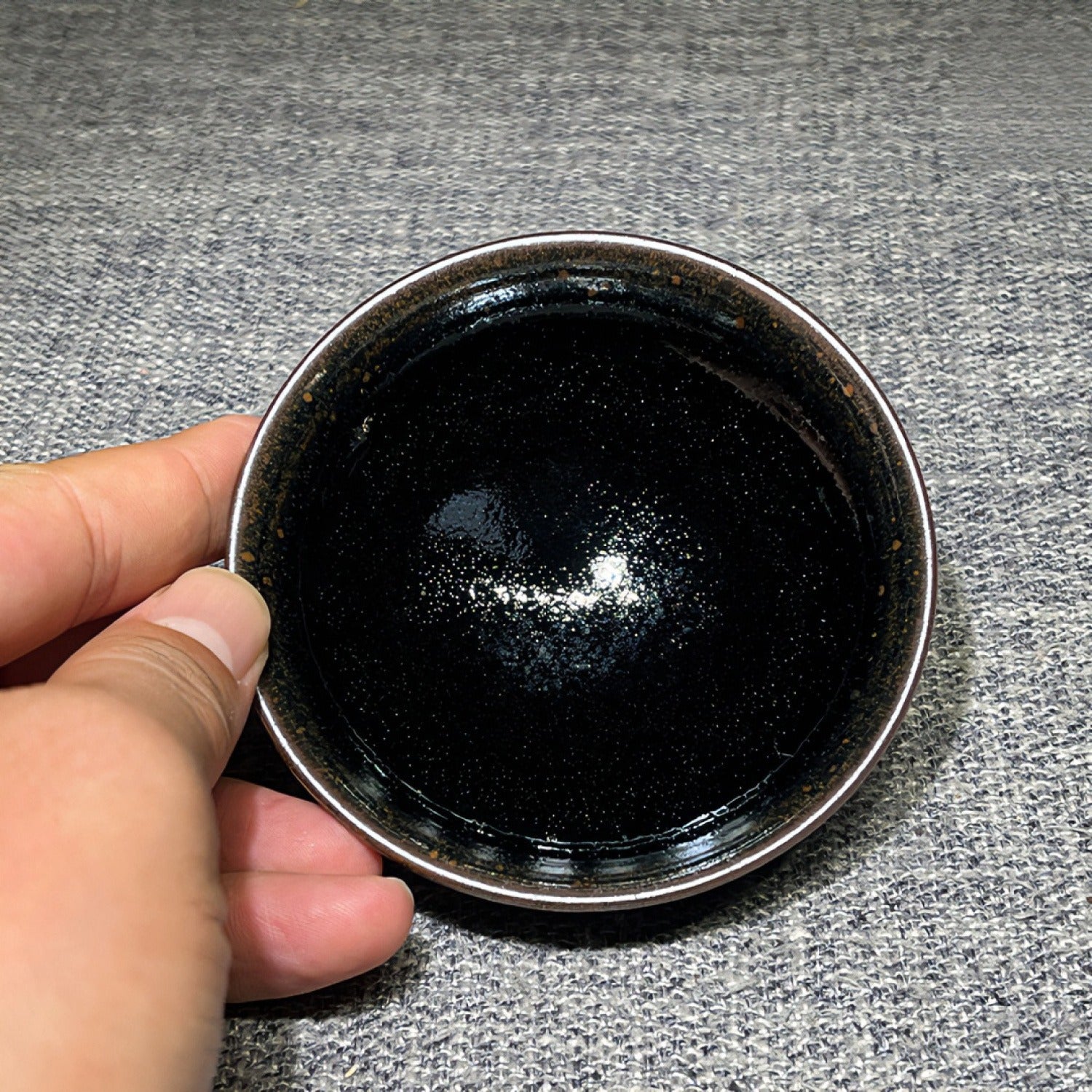 Black Gold Wood-Fired Iron Body Jian Ware Tea Cup