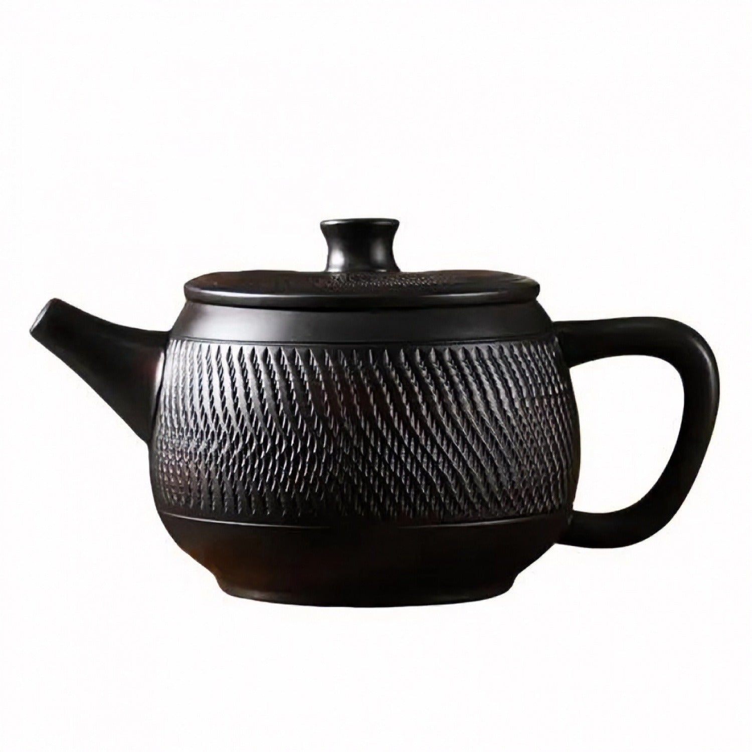 Handmade Purple Pottery Hanwa Gongfu Teapot