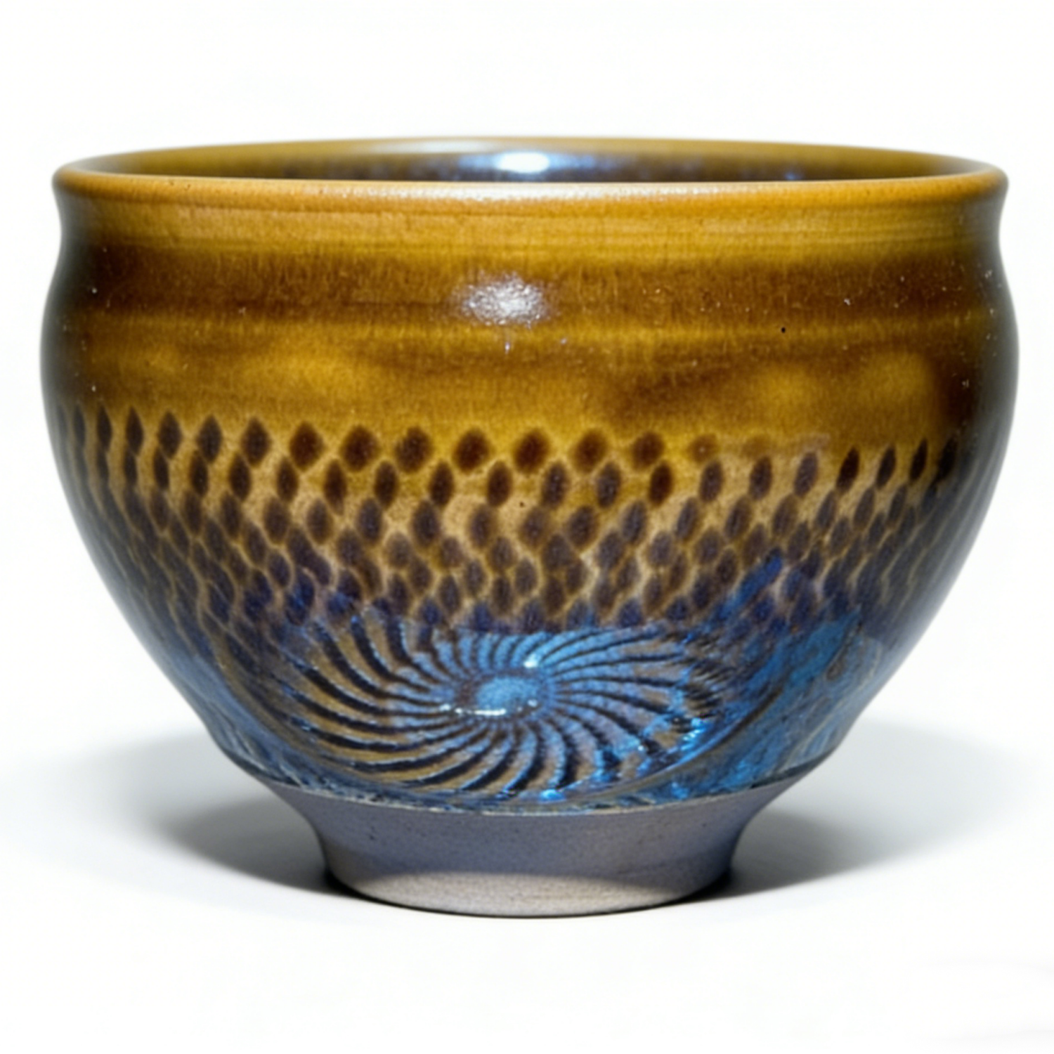 Handmade Carved General Jian Ware Wood Fired Master Cup