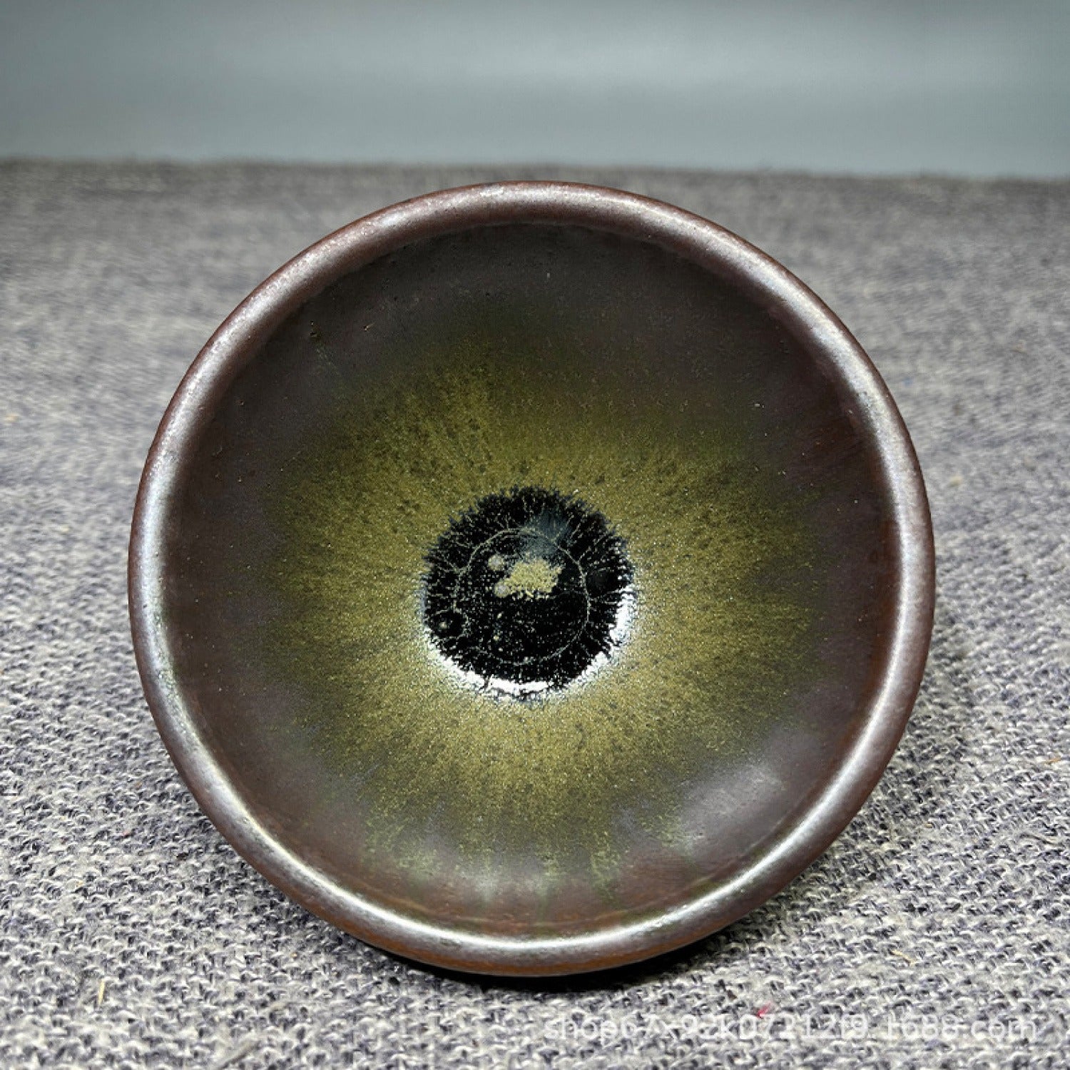 Premium Wood-Fired Iron Body Ceramic Tea Cup