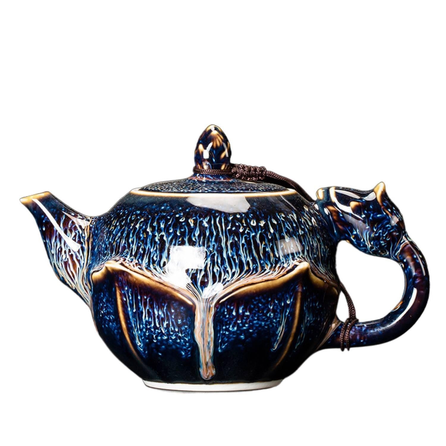 No.12 Tenmoku Gongfu Teapot 300ml Ceramic