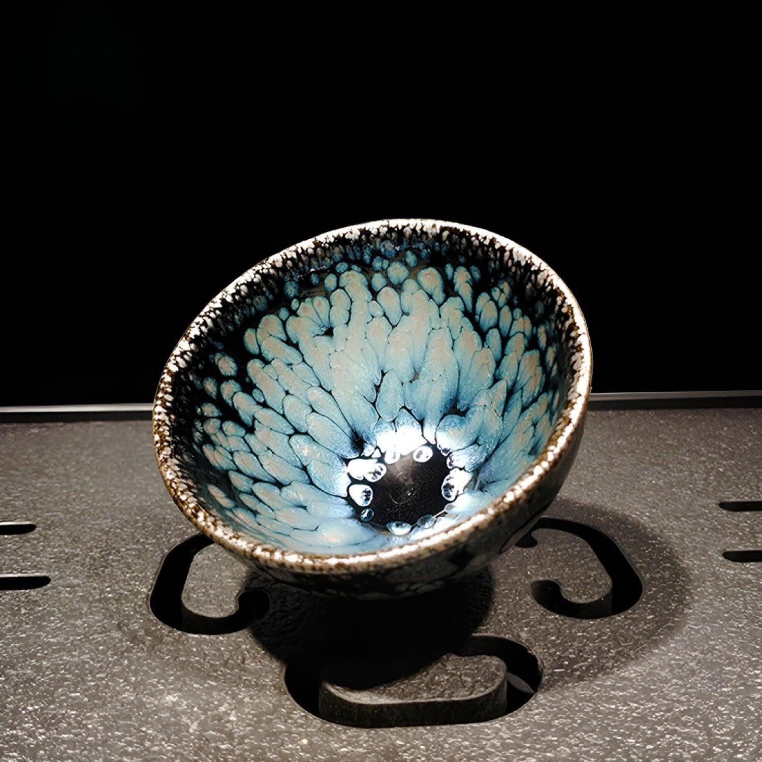 Ware Iron Body Tenmoku Master Tea Cup Ceramic