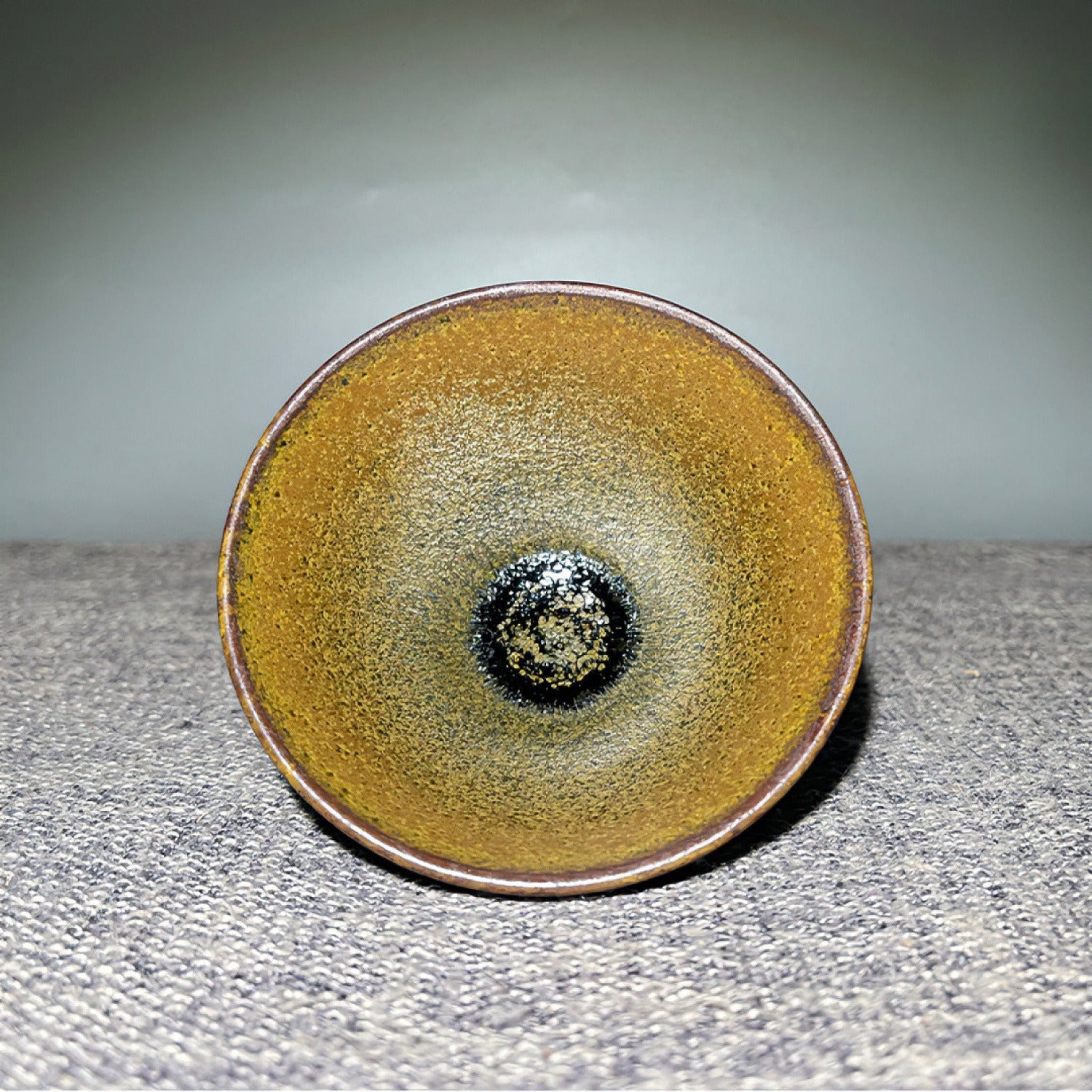 Tea Dust Green Wood-Fired Iron Body Tea Cup