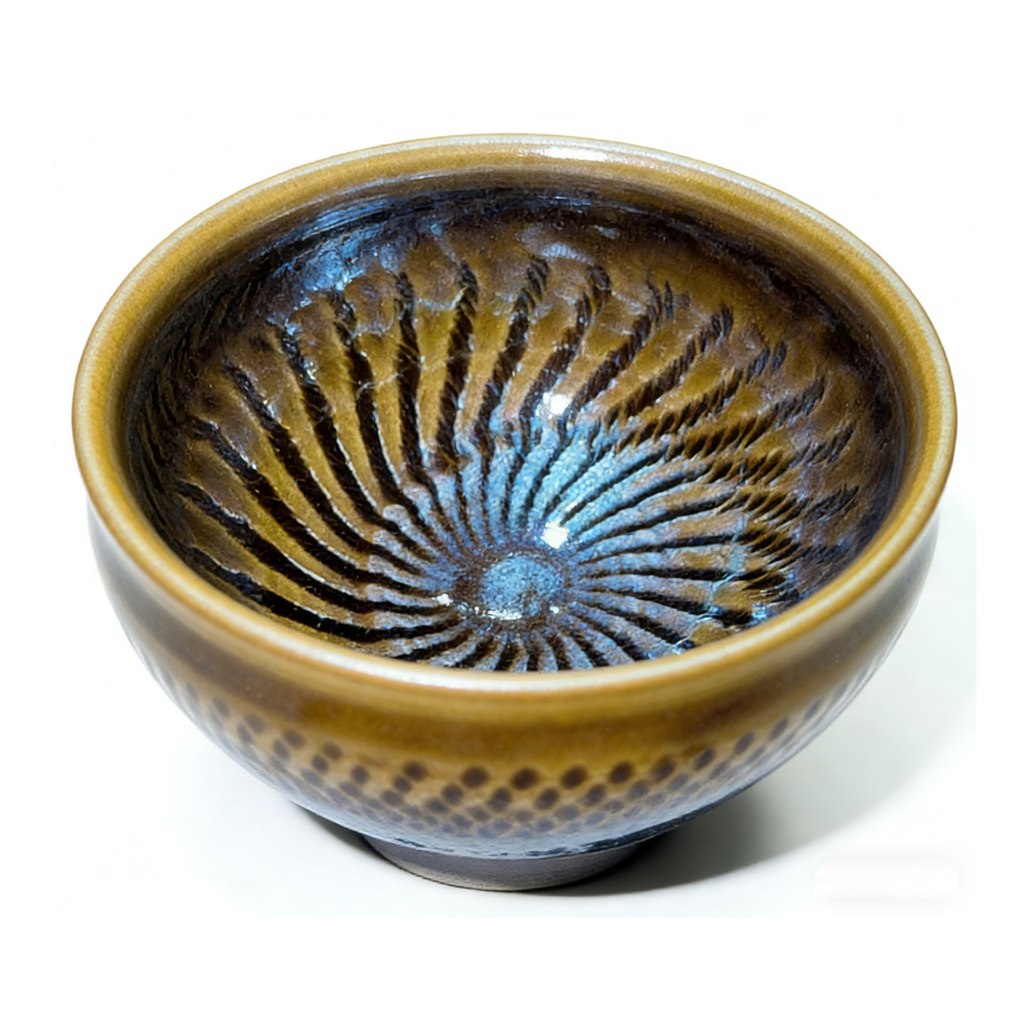 Handmade Carved General Jian Ware Wood Fired Master Cup