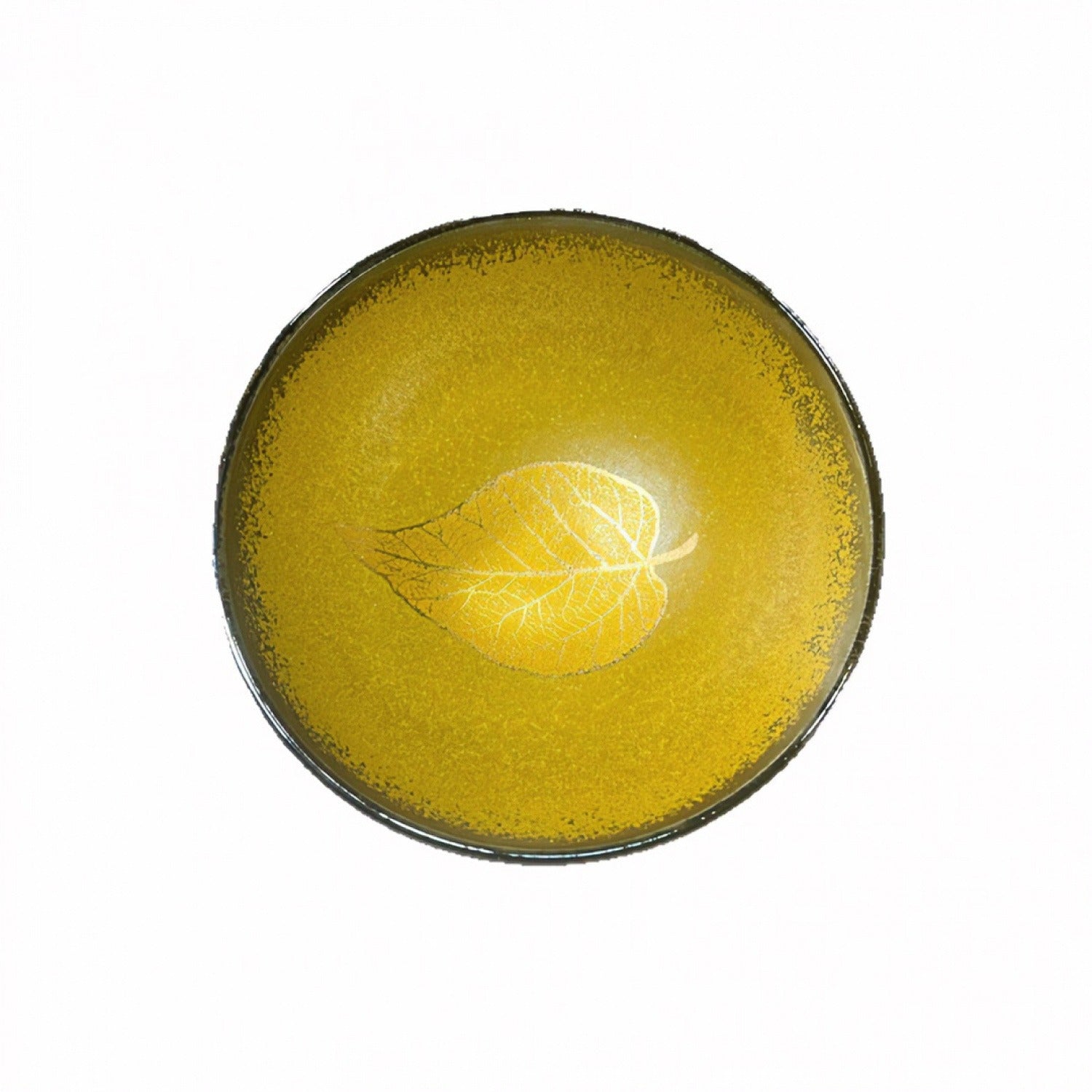 Gold Dust Tea Dust Leaf Tenmoku Master Cup