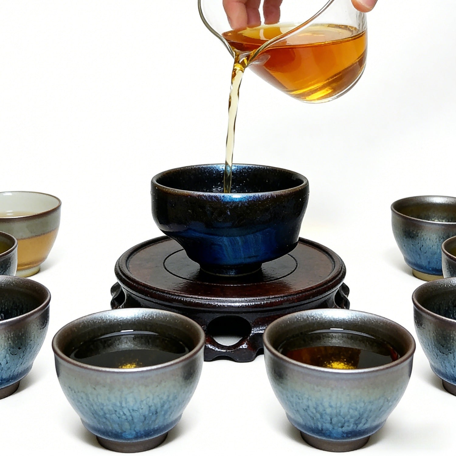 Handmade Twisted Jian Ware Wood Fired Master Cup