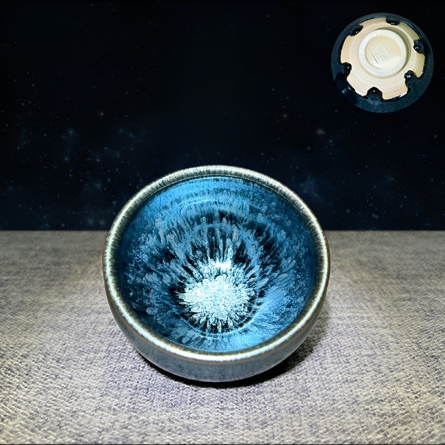 Handmade Blooming Glaze Jian Ware Douli Tea Cup