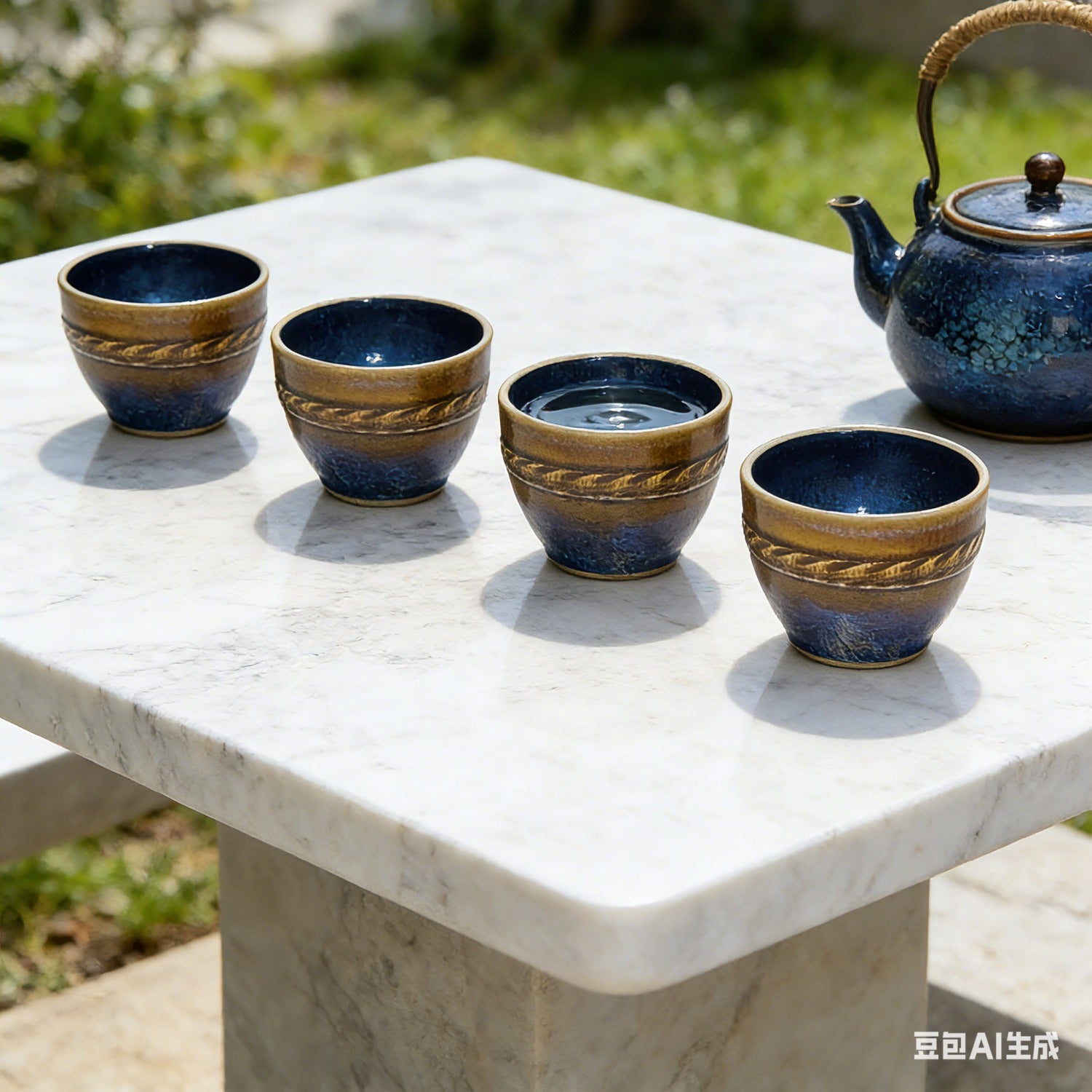 Handmade Grip Jian Ware Wood Fired Master Cup