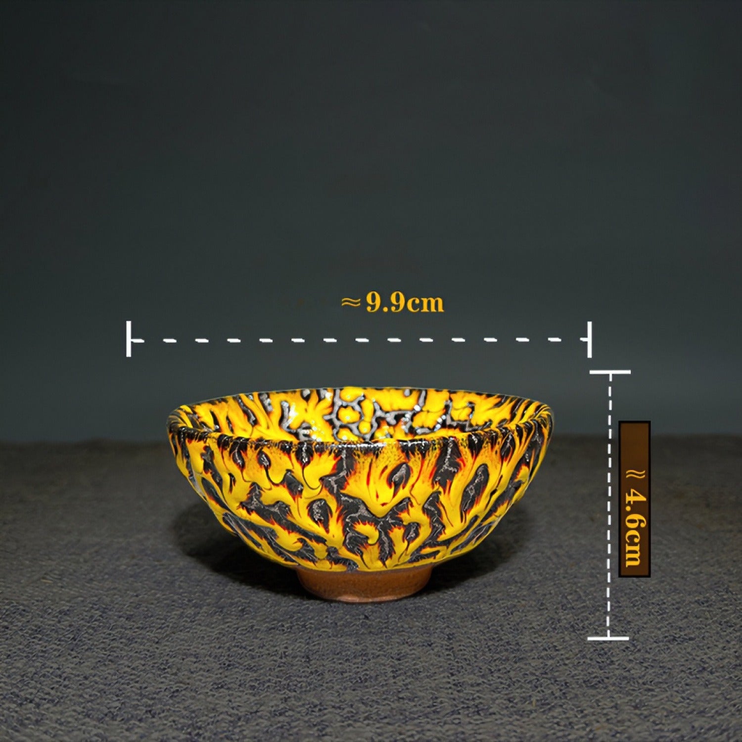 Fire Qilin Oil Drop Jian Ware Iron Body Master Cup