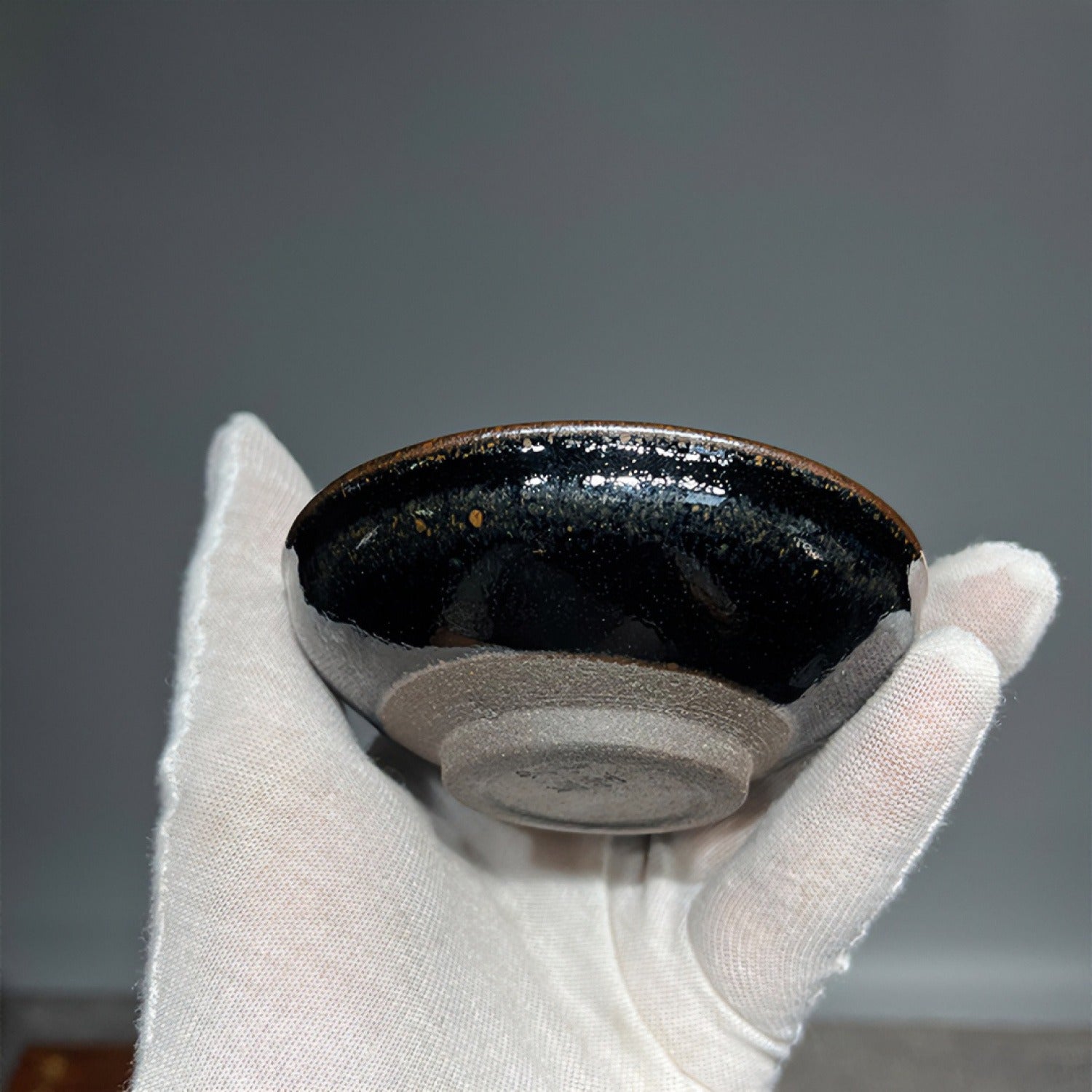 Black Gold Wood-Fired Iron Body Jian Ware Tea Cup
