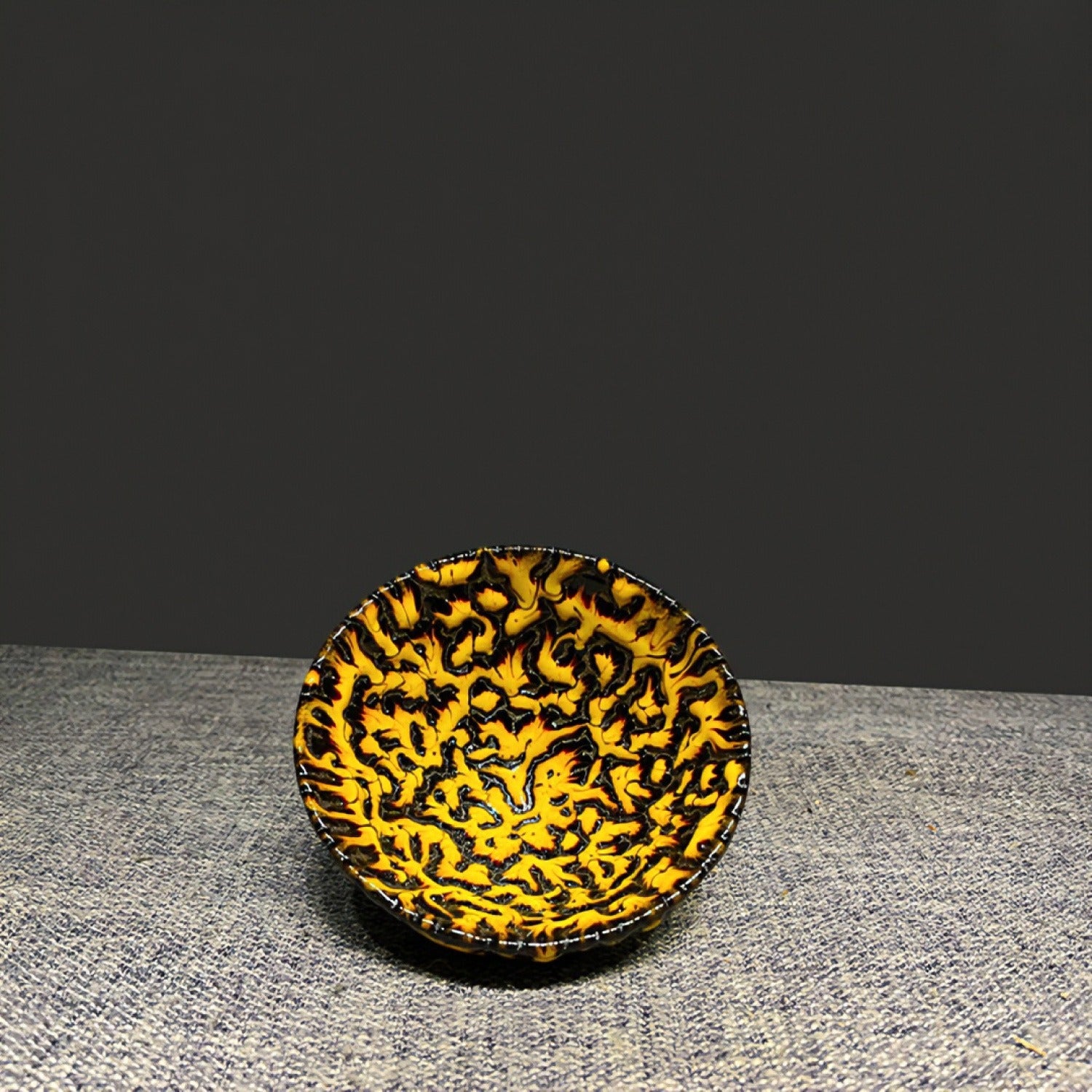 Fire Qilin Oil Drop Jian Ware Iron Body Master Cup