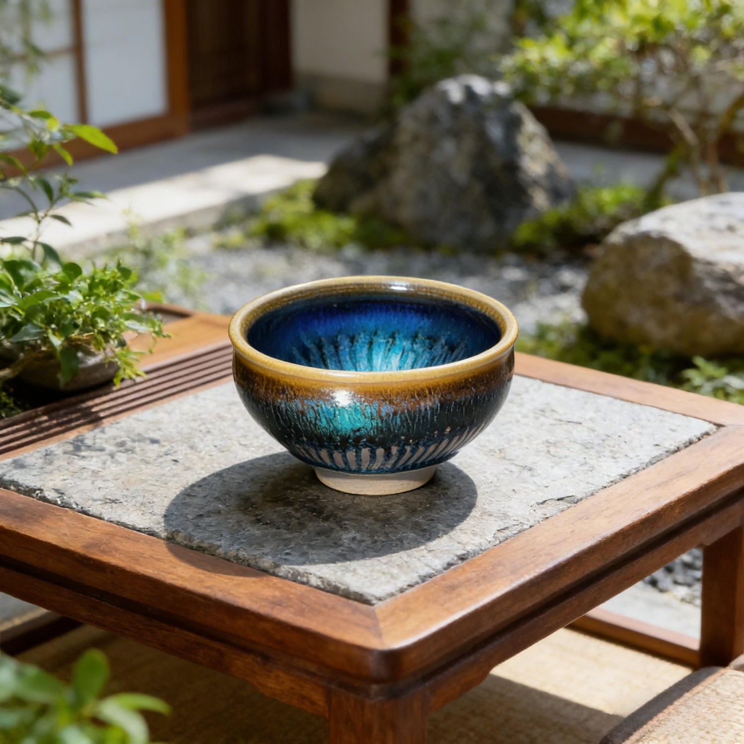Handmade Carved General Jian Ware Wood Fired Master Cup