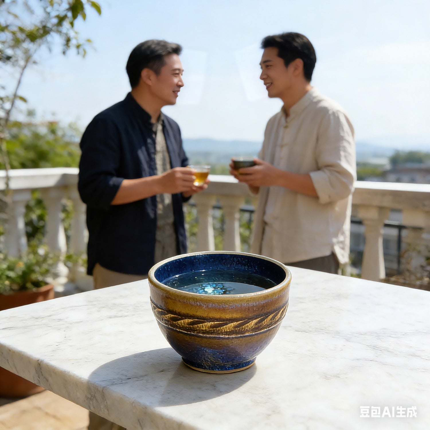 Handmade Grip Jian Ware Wood Fired Master Cup