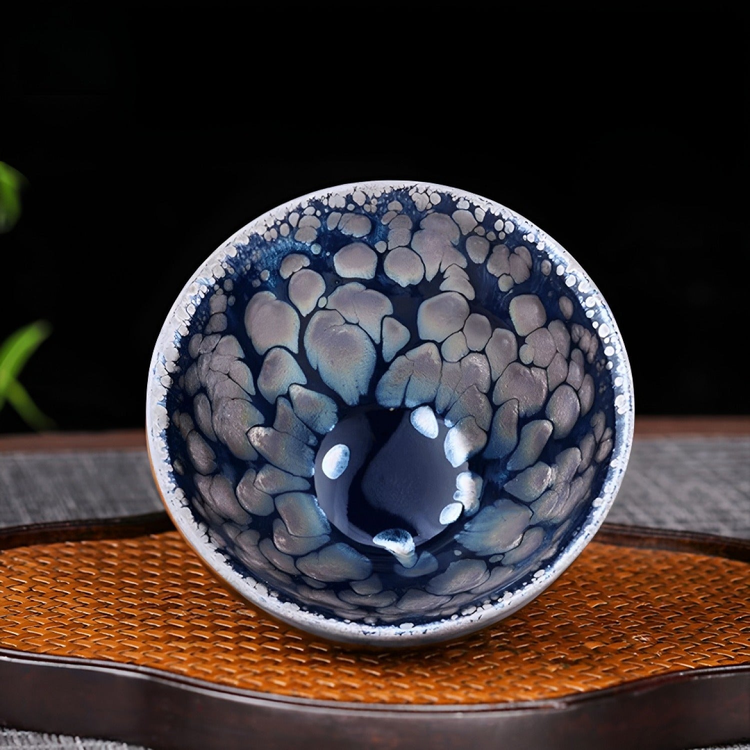 Ware Iron Body Tenmoku Master Tea Cup Handmade