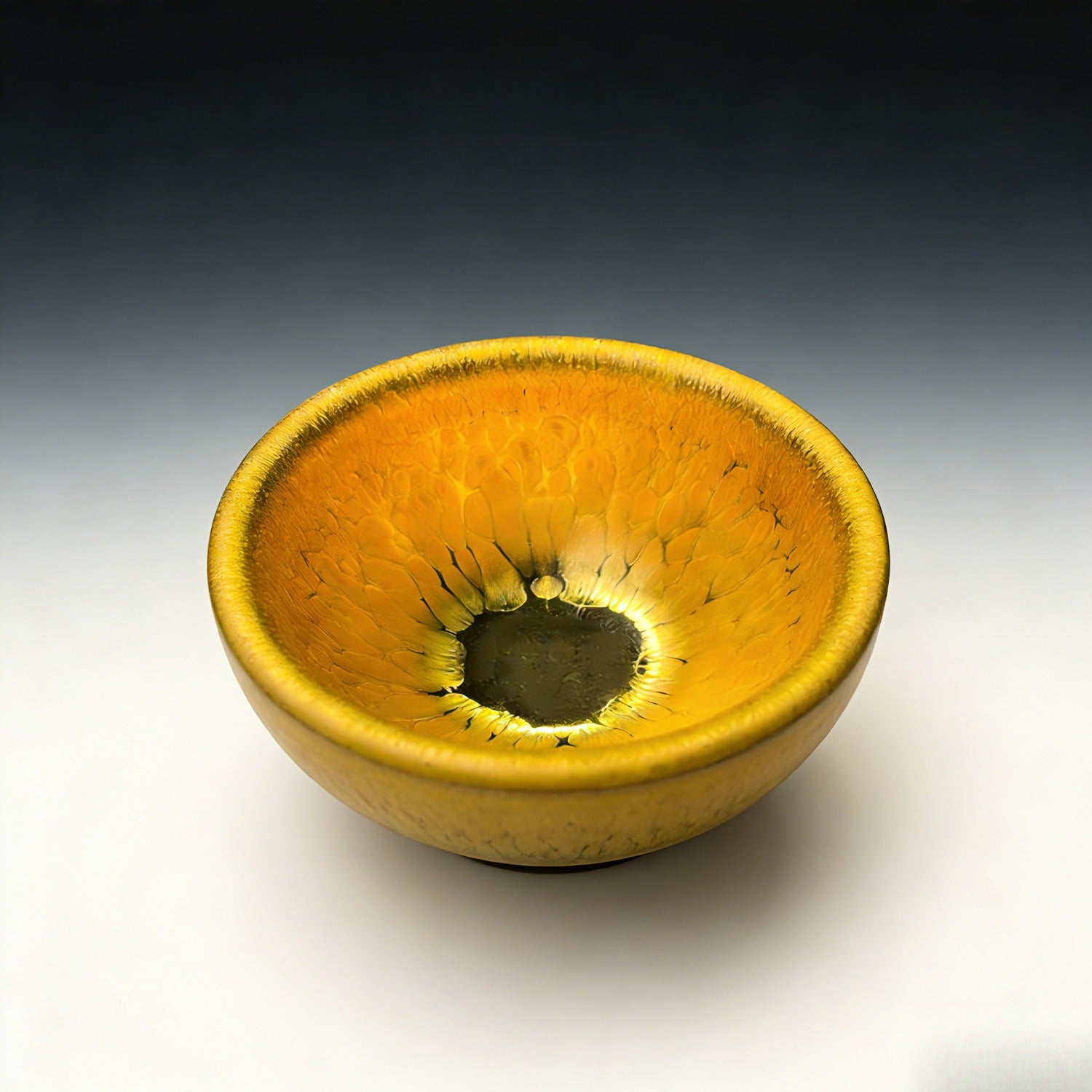 Handmade Golden Oil Drop Jian Ware Master Cup
