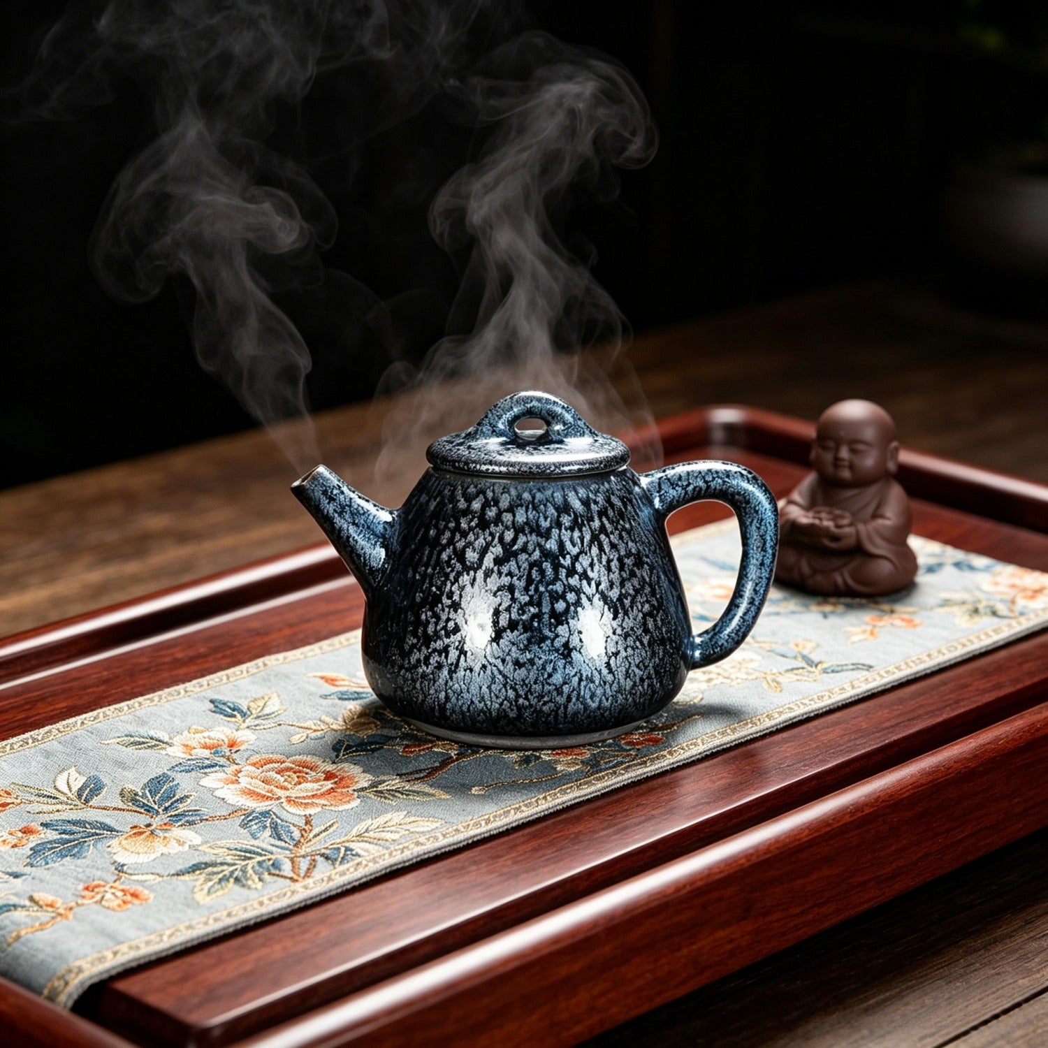 Premier Iron Tenmoku Teapot 390ml Gongfu