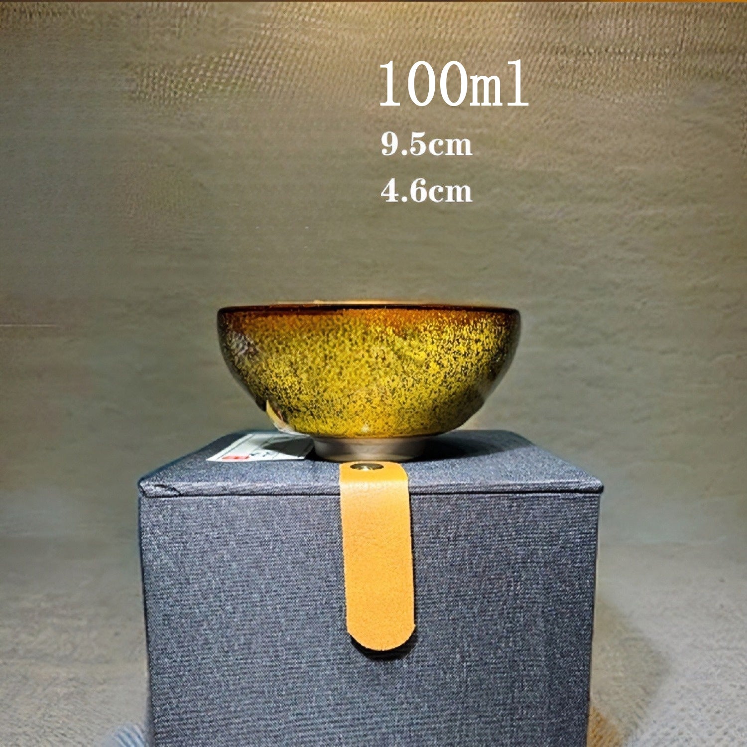 Golden Osmanthus Leaf Tenmoku Master Cup