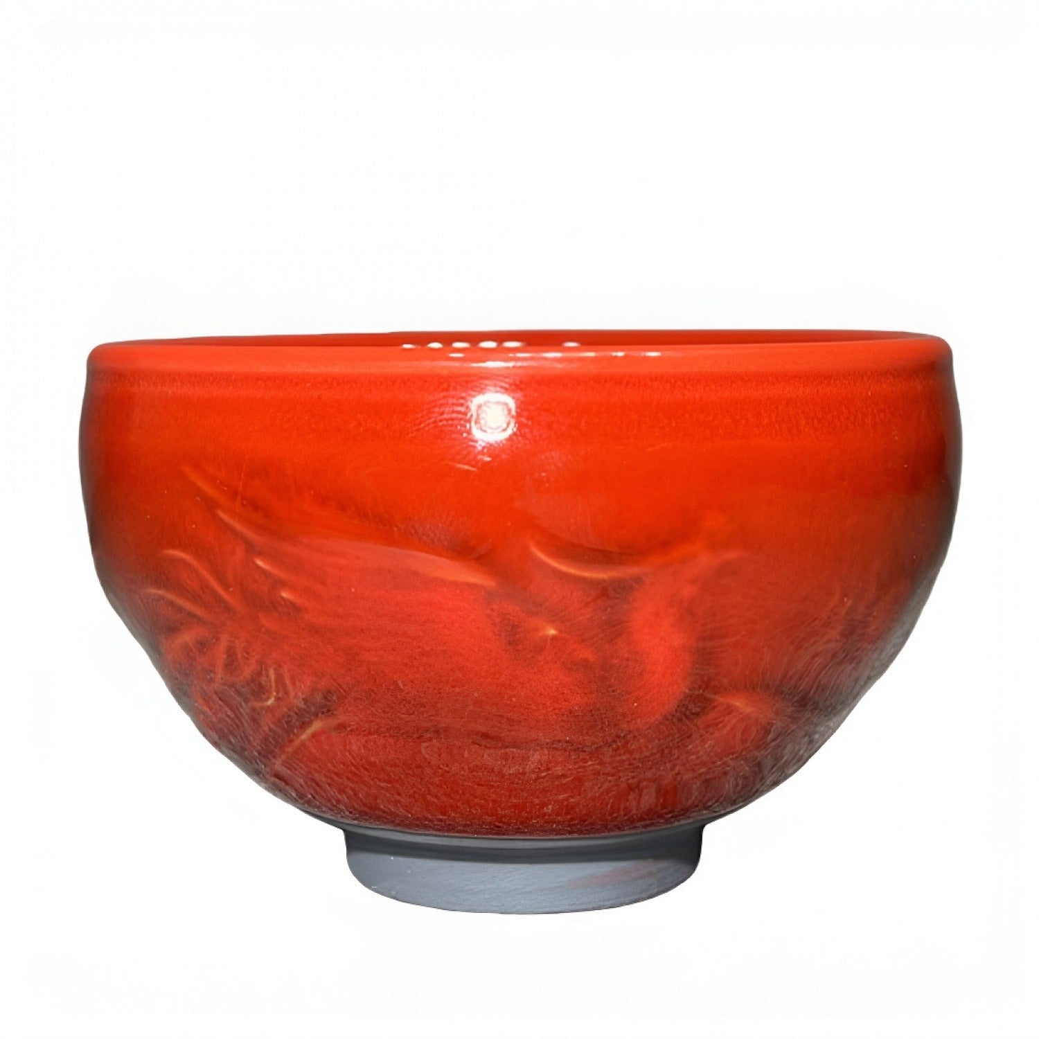 Ox Blood Red Dragon Phoenix Jian Ware Master Cup