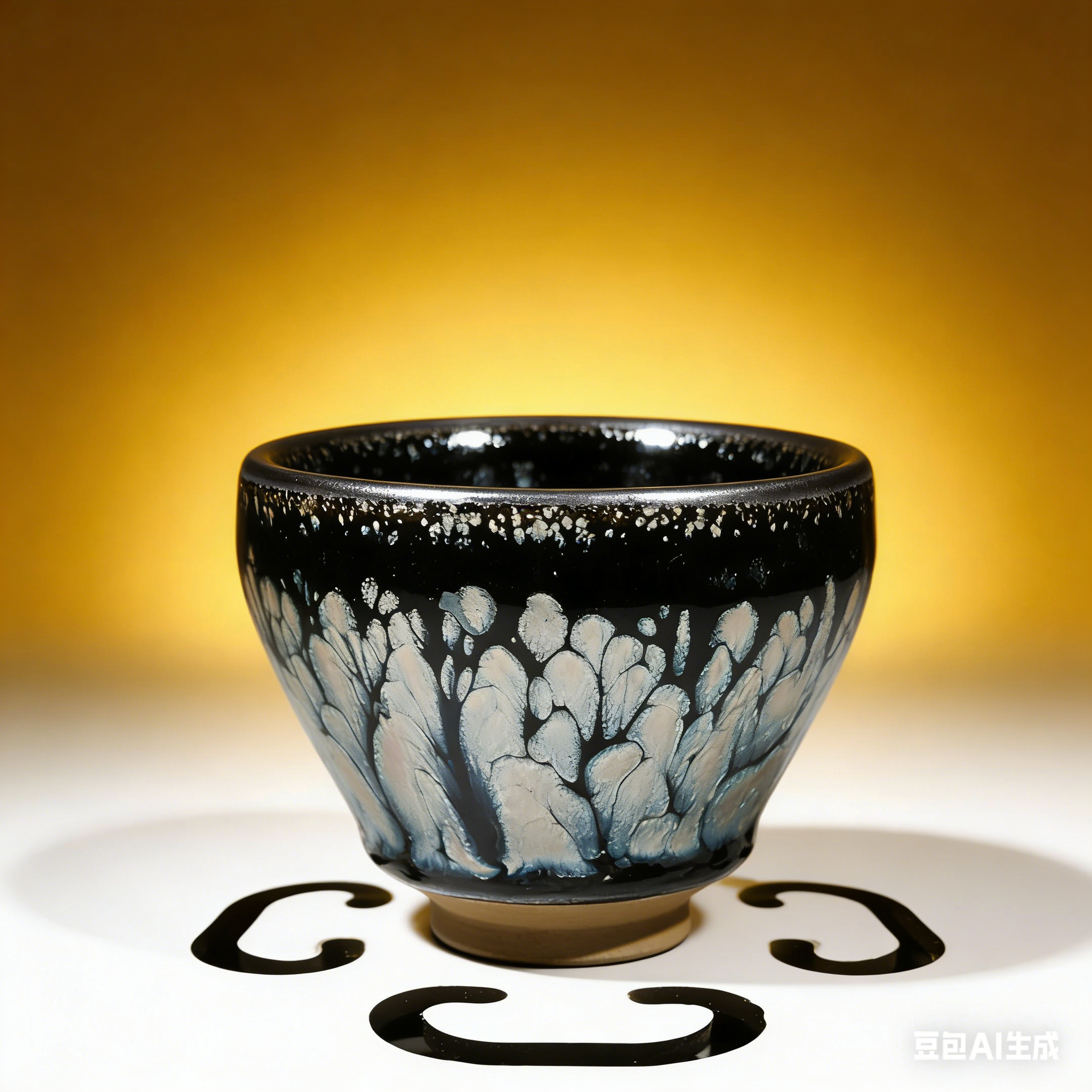 Ware Iron Body Tenmoku Master Tea Cup Ceramic