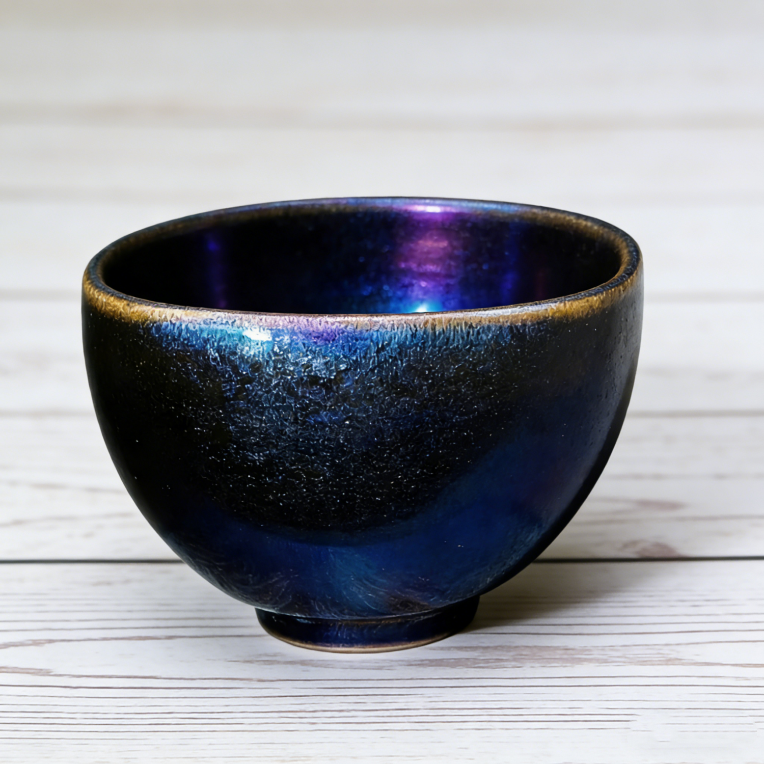 Handmade Square Jian Ware Wood Fired Master Cup