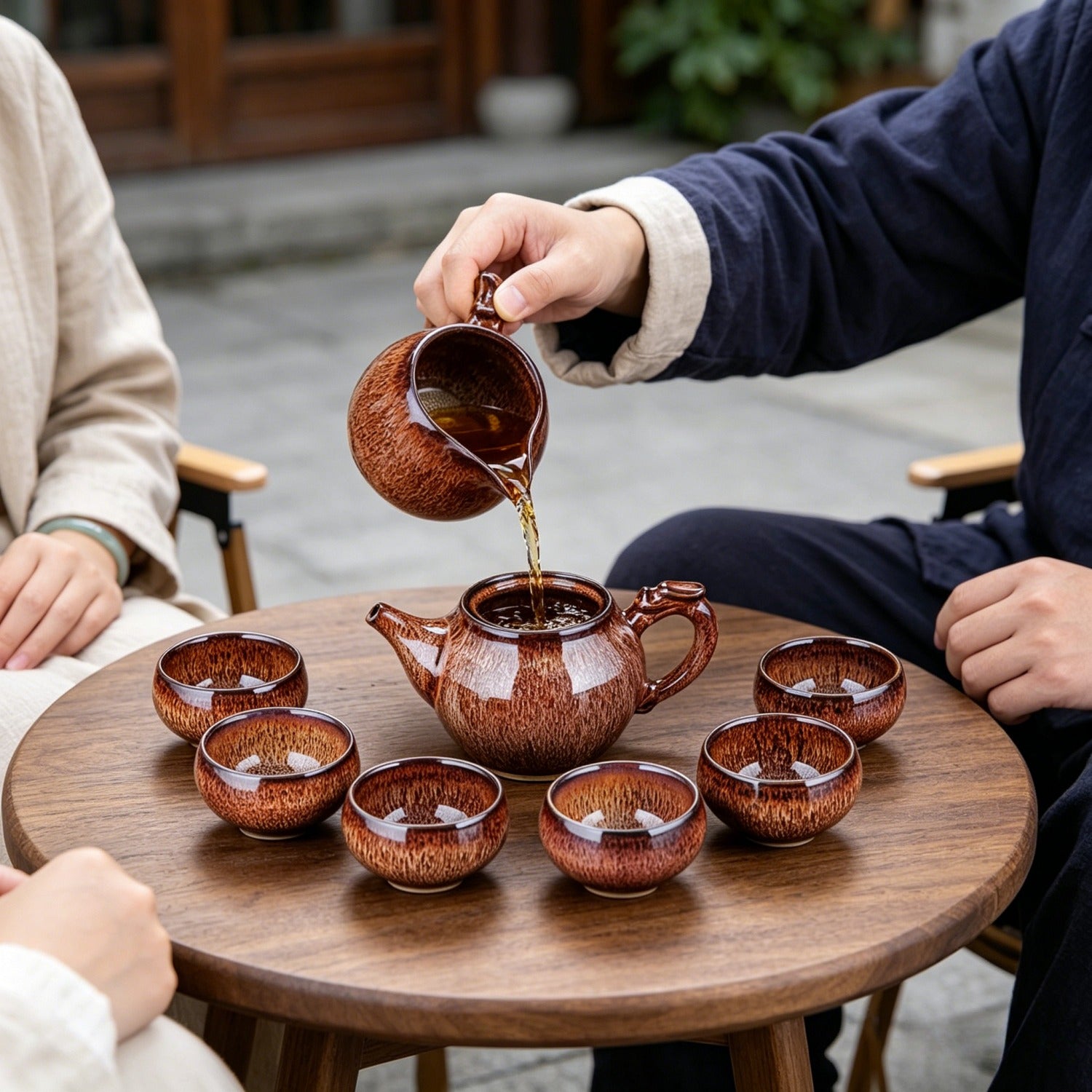 Golden Kiln 10Pcs Tea Set Gift Box