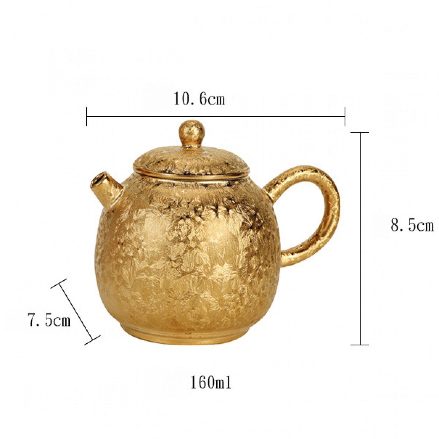 Kiln Change Gilded Gongfu Tea Cup