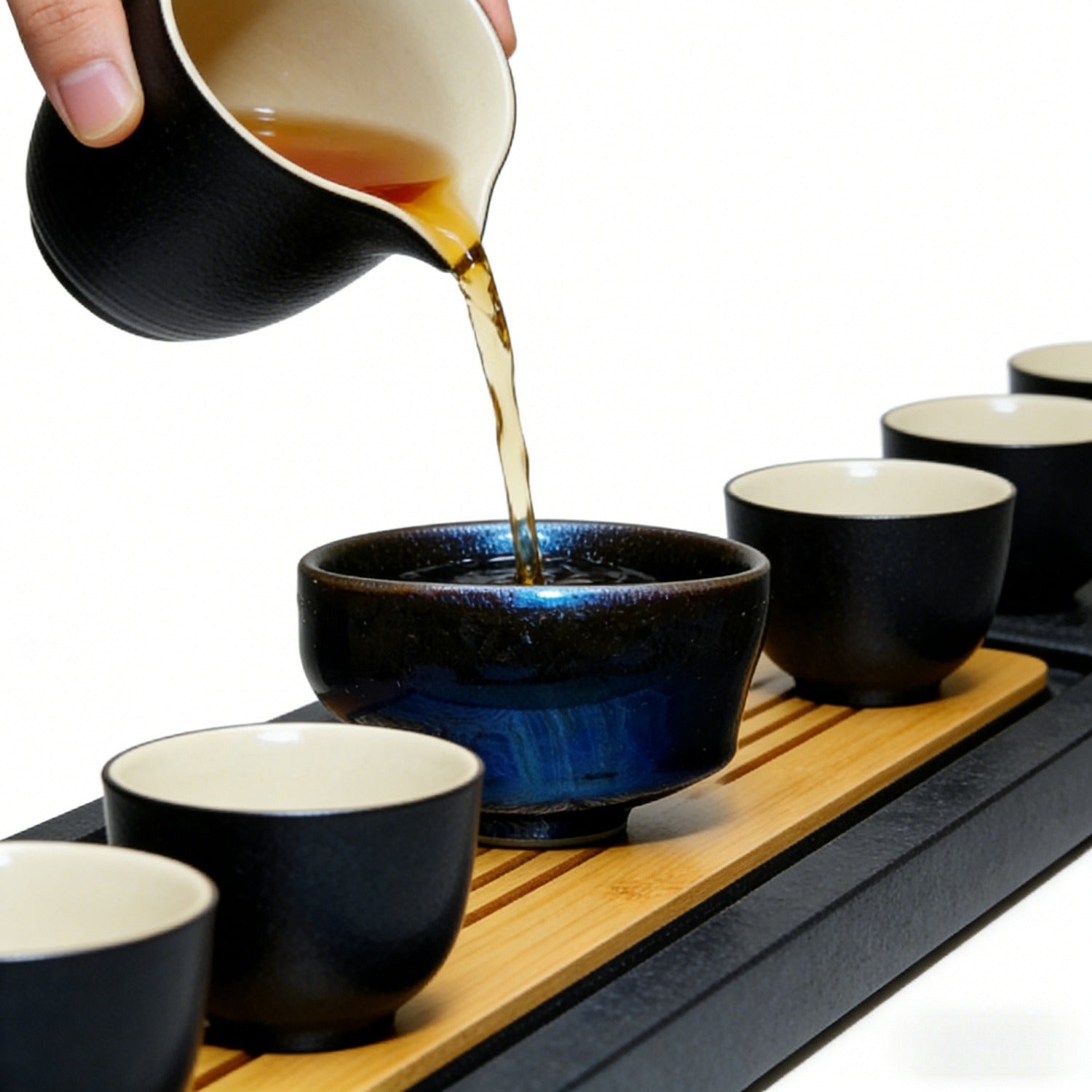 Handmade Twisted Jian Ware Wood Fired Master Cup