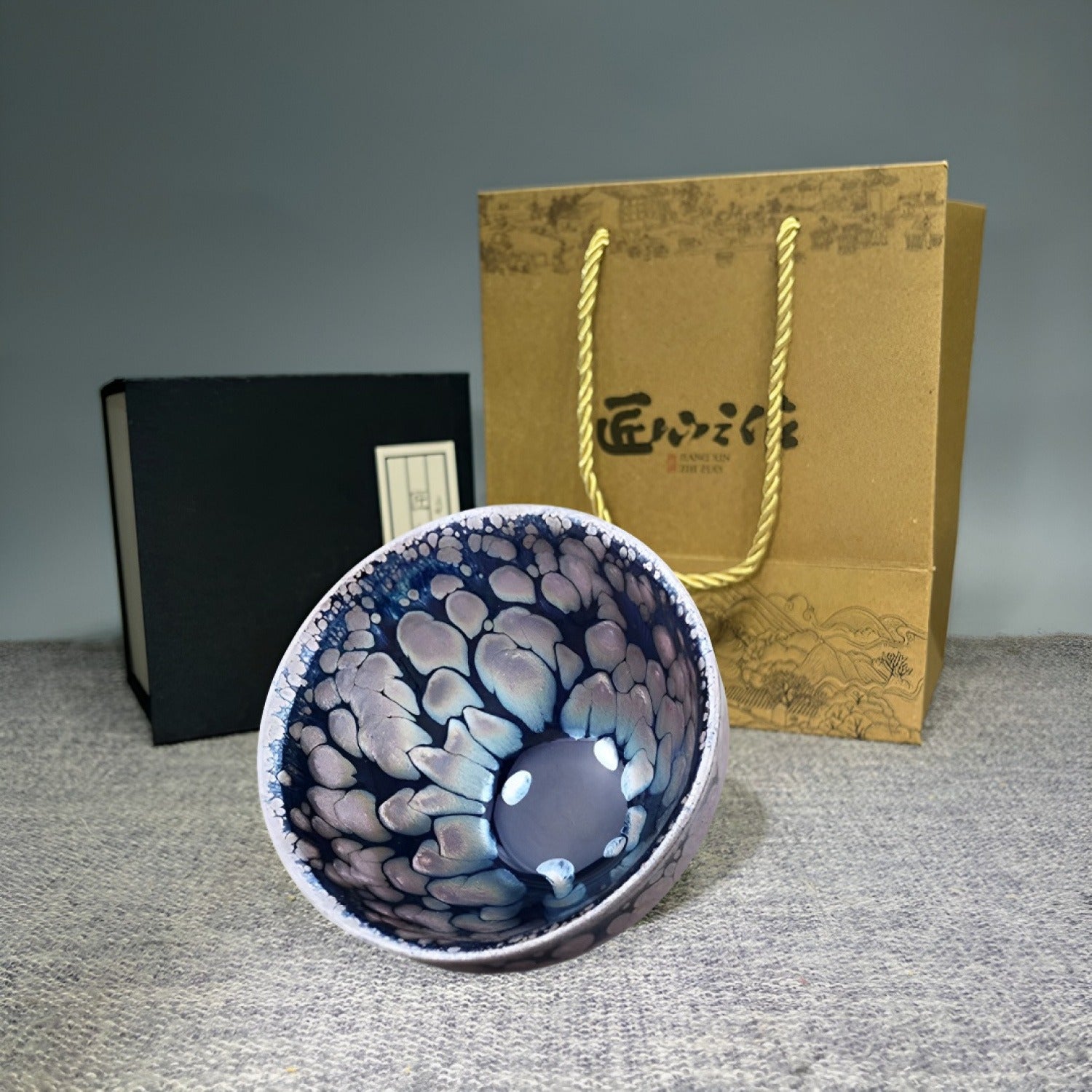 Ware Iron Body Tenmoku Master Tea Cup Handmade