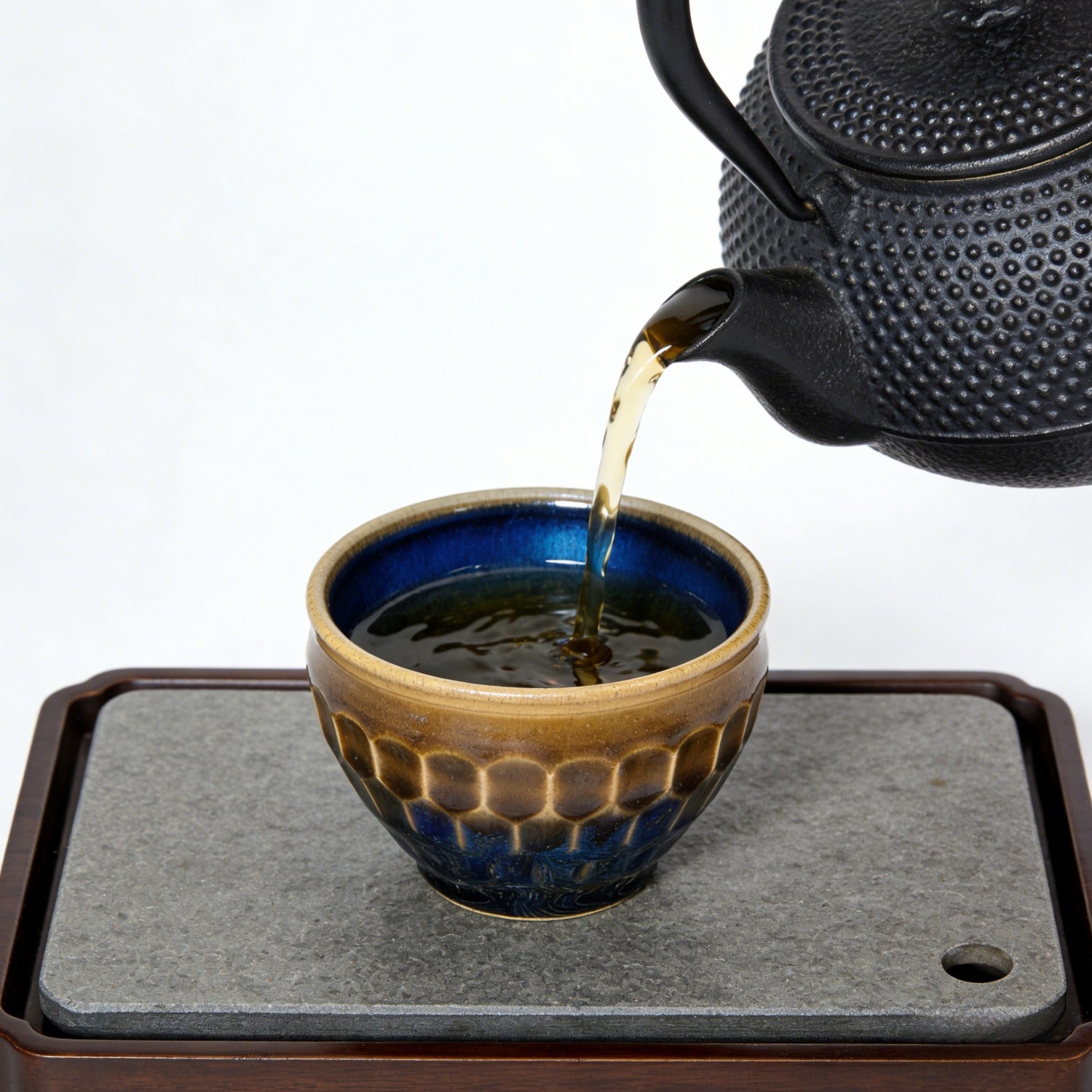 Handmade Rainbow General Jian Ware Wood Fired Master Cup