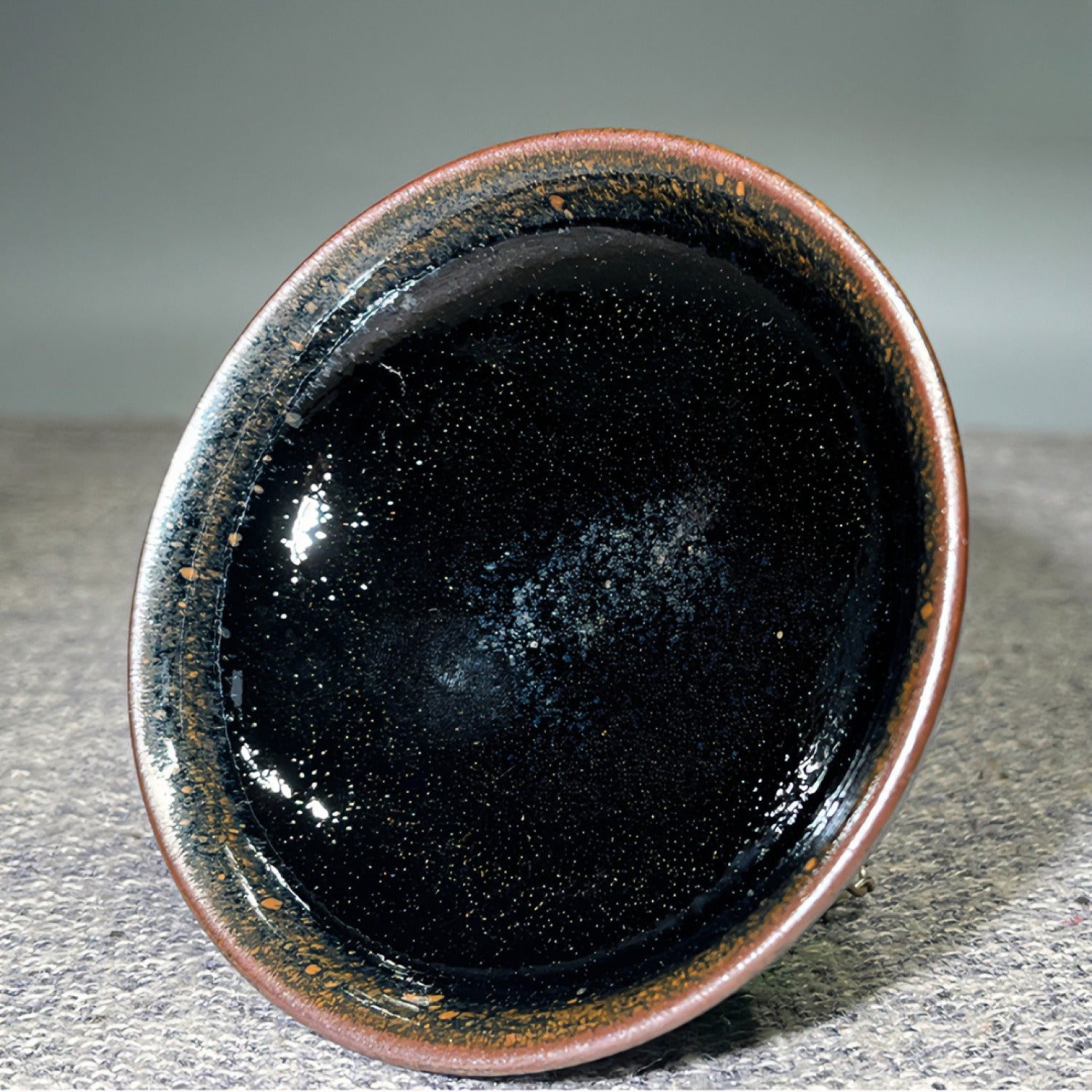 Black Gold Wood-Fired Iron Body Jian Ware Tea Cup